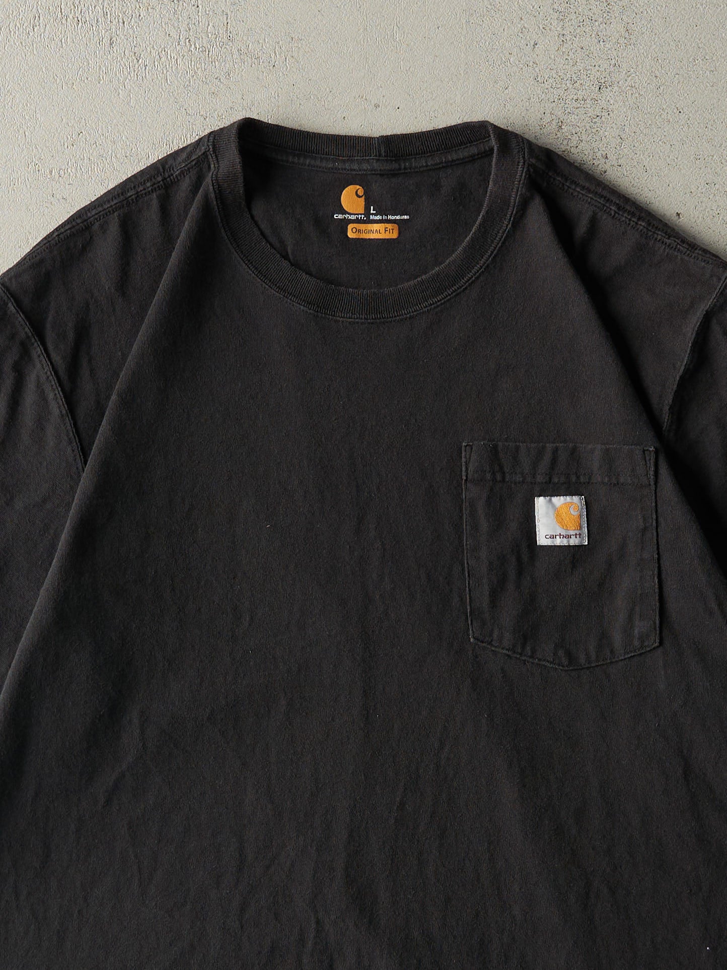 Vintage Y2K Black Carhartt Pocket Tee (L/XL)