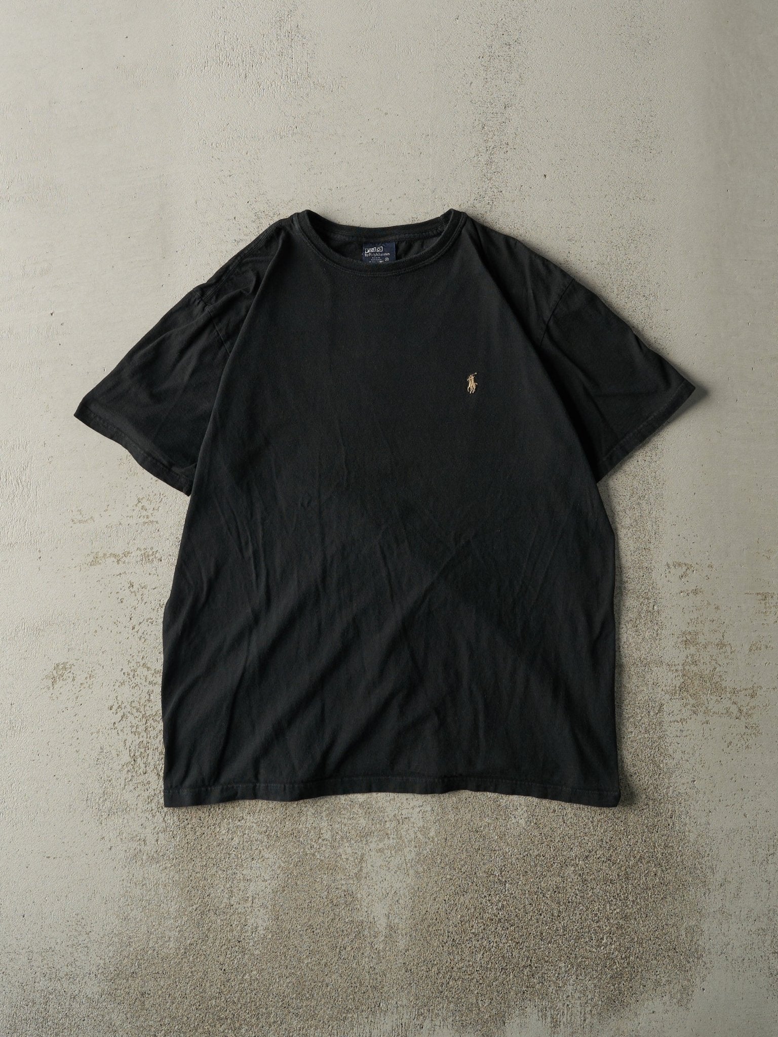 Vintage Y2K Black Polo Ralph Lauren Tee (M)