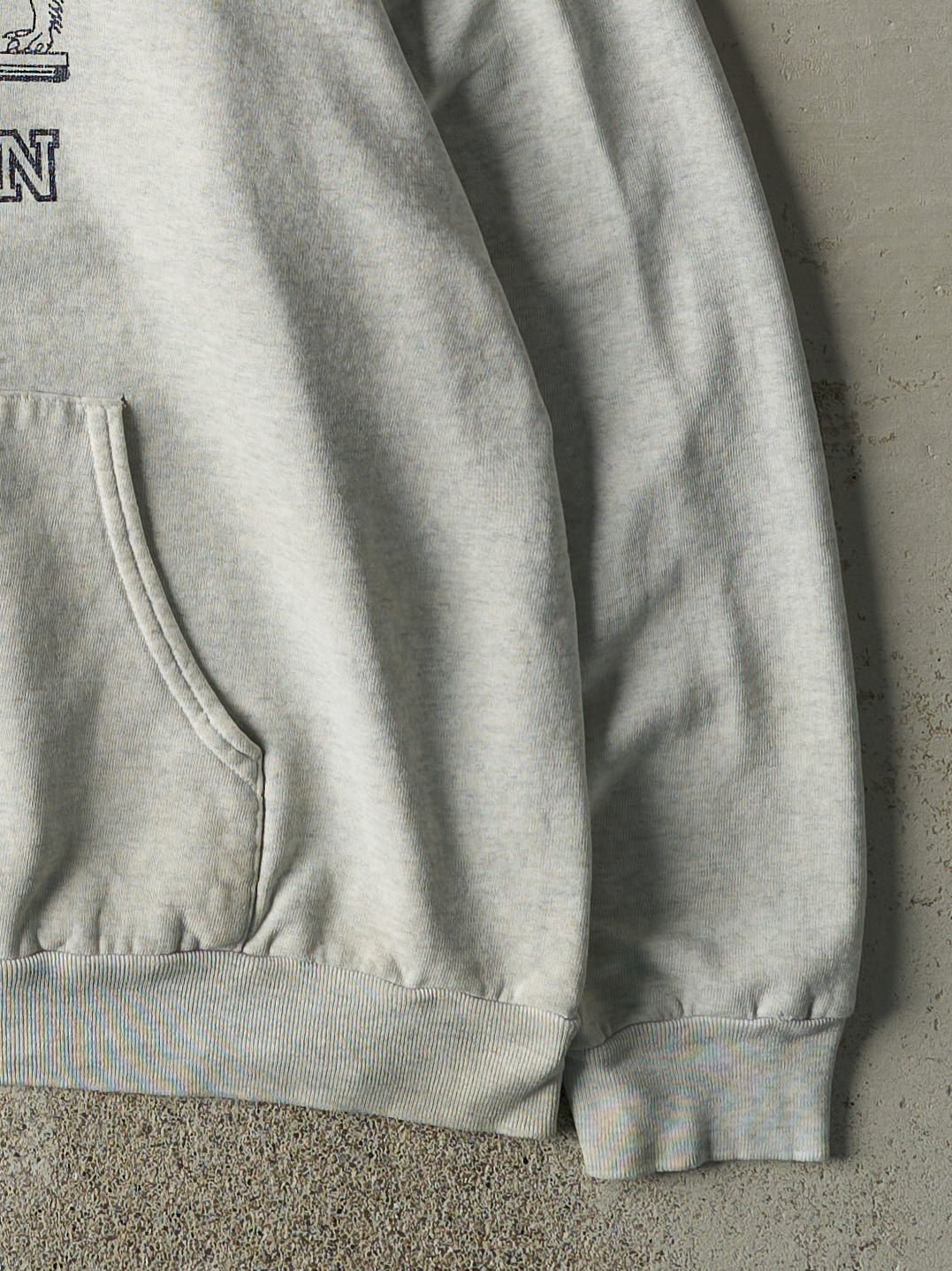 Vintage 01' Heather Grey Hofbrauhaus Hoodie (L)