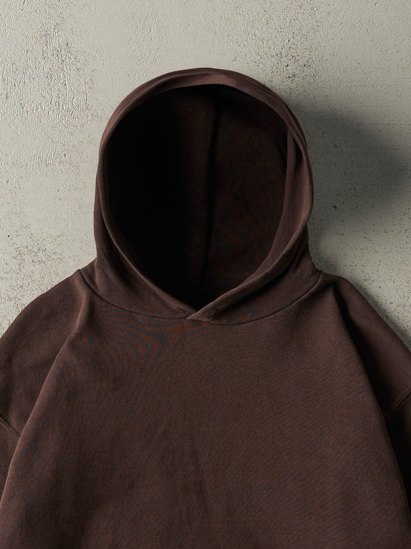 Vintage 90s Brown Blank Hoodie (M)