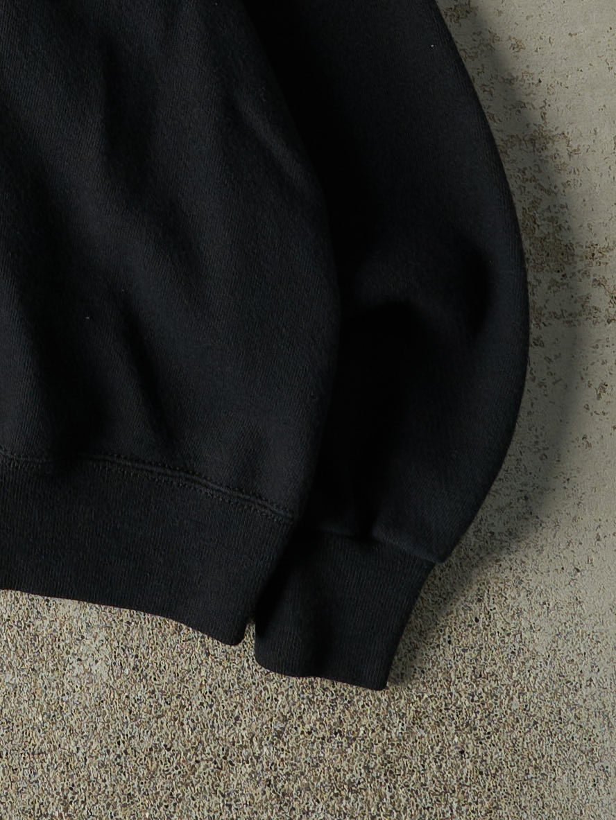 Vintage 80s Black Blank Boxy Crewneck (M)