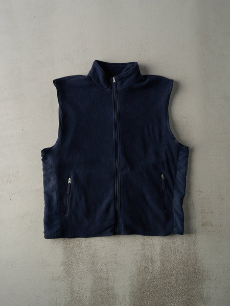 Vintage 90s Navy Blue Gap Fleece Vest (XL) – Rebalance Vintage