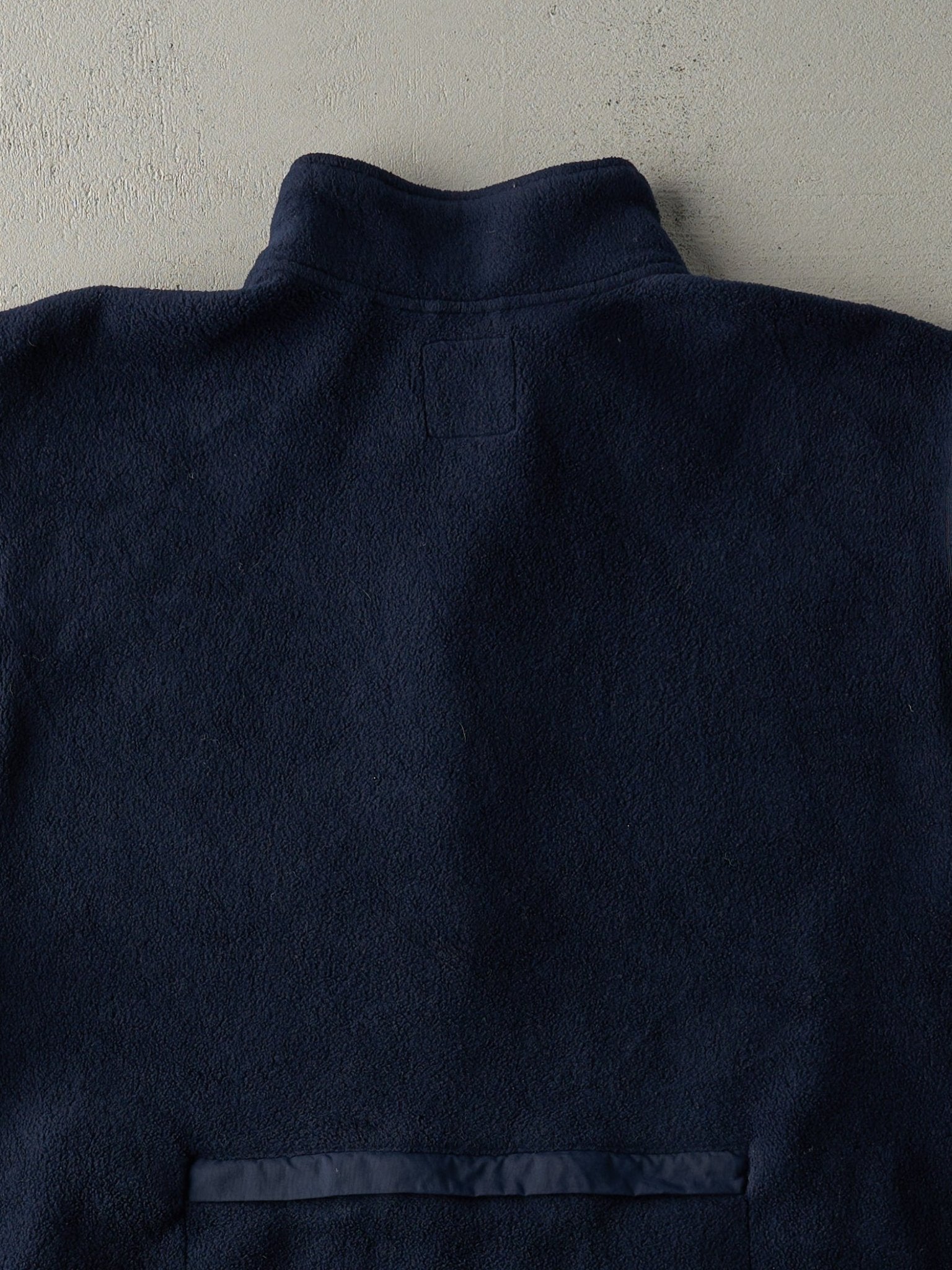 Vintage 90s Navy Blue Gap Fleece Vest (XL)