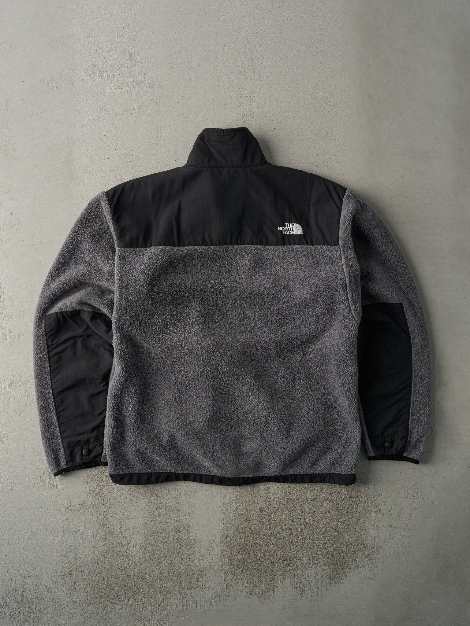 Vintage Y2K Grey & Black The North Face Denali Fleece Jacket (L)