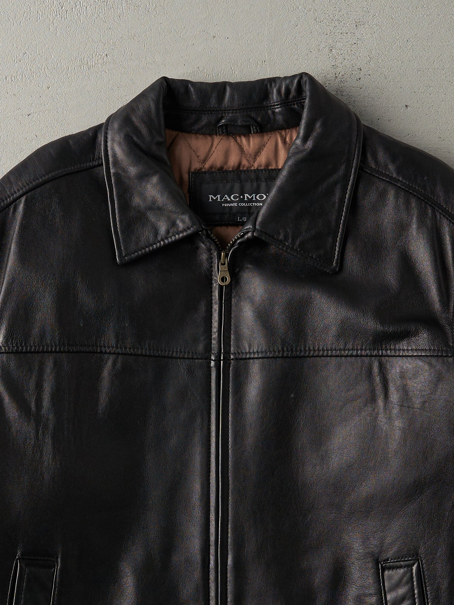 Vintage 90s Black Mac Mor Leather Jacket (M) – Rebalance Vintage