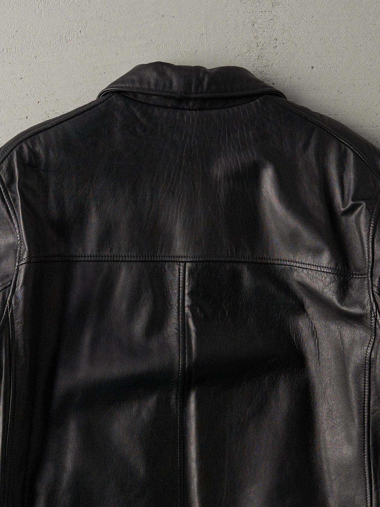 Vintage 90s Black Mac Mor Leather Jacket (M) – Rebalance Vintage