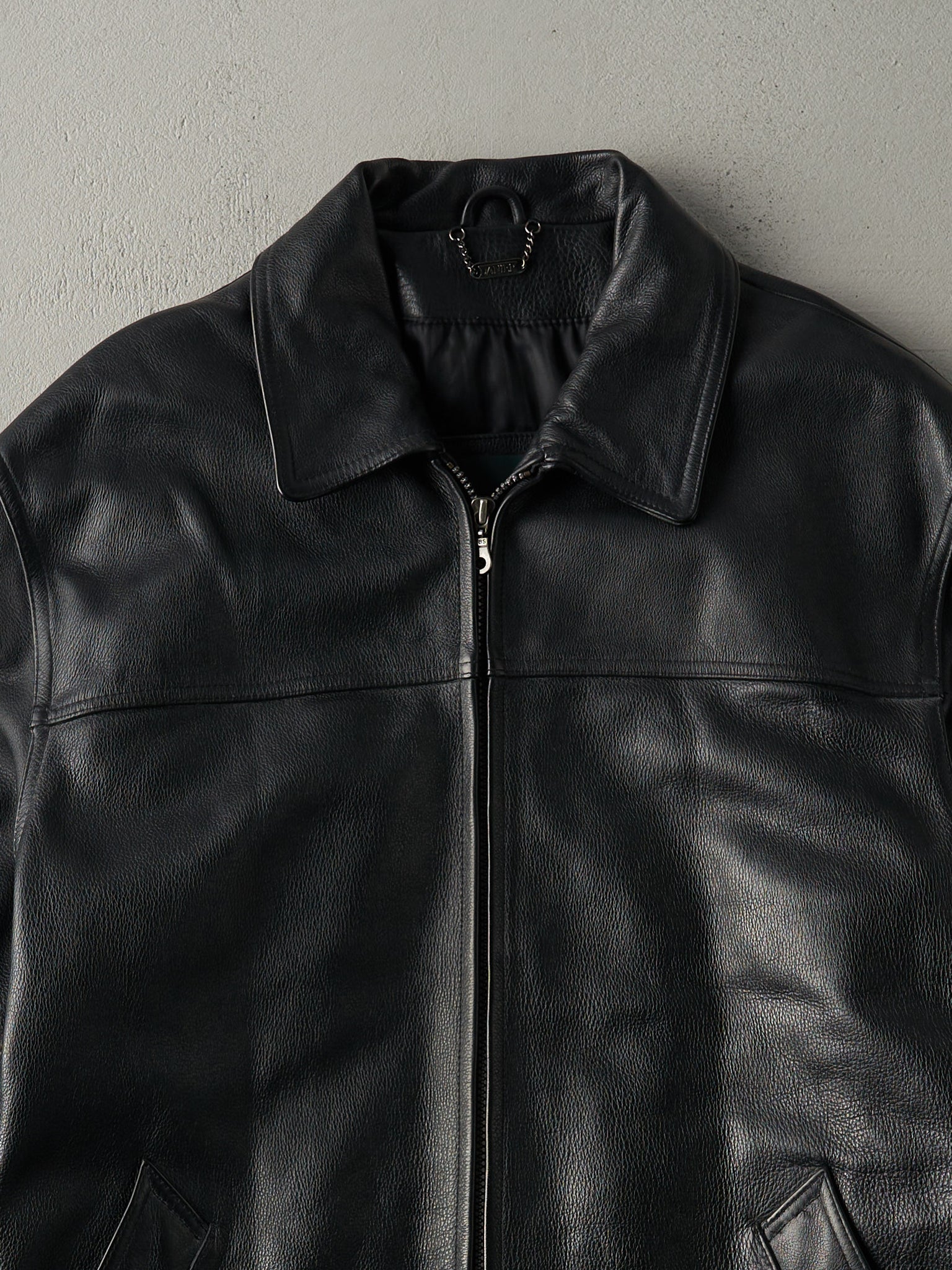 Vintage 90s Black Danier Leather Jacket (M)