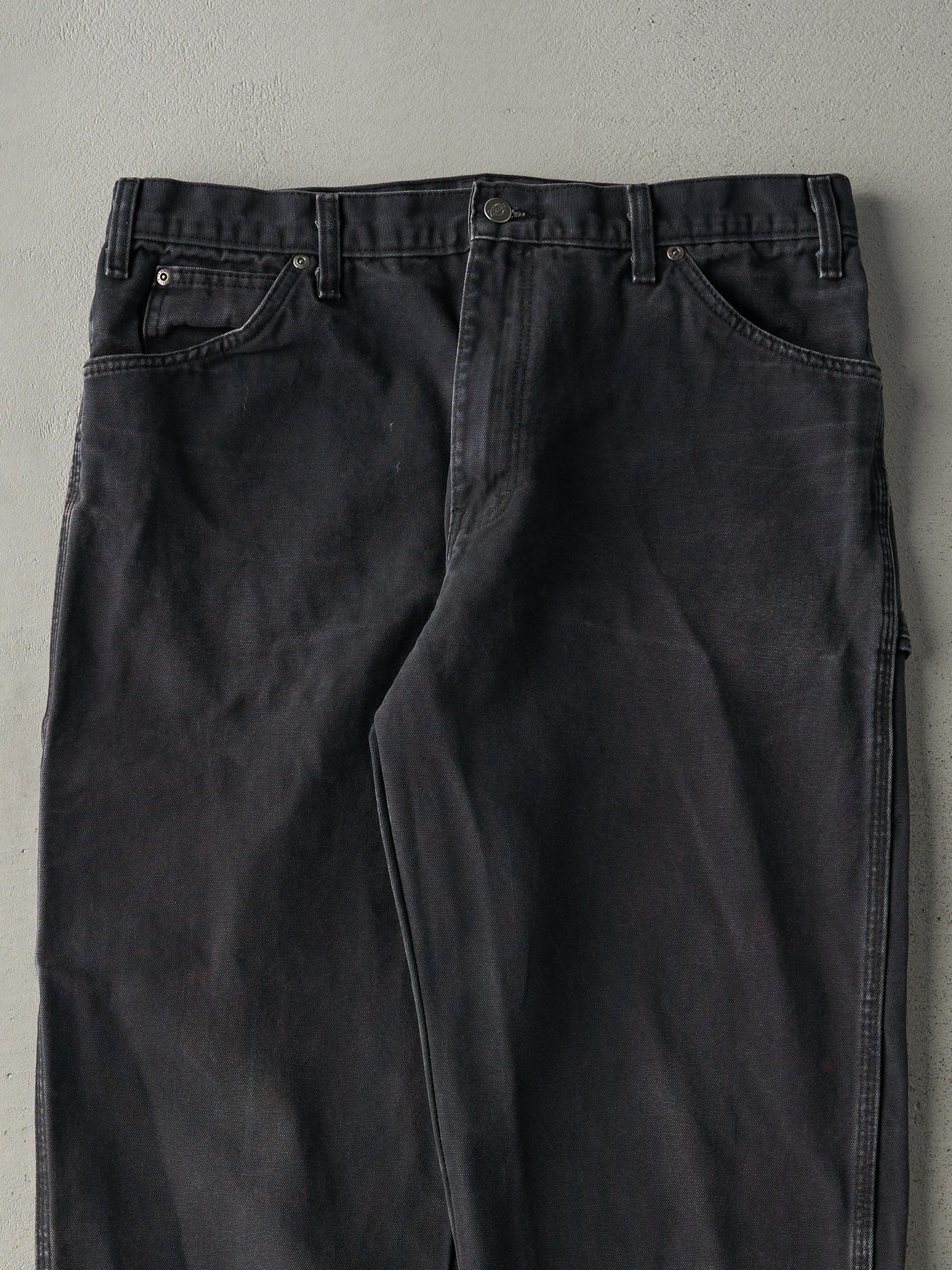 Vintage 90s Faded Black Dickies Carpenter Pants (36x33)