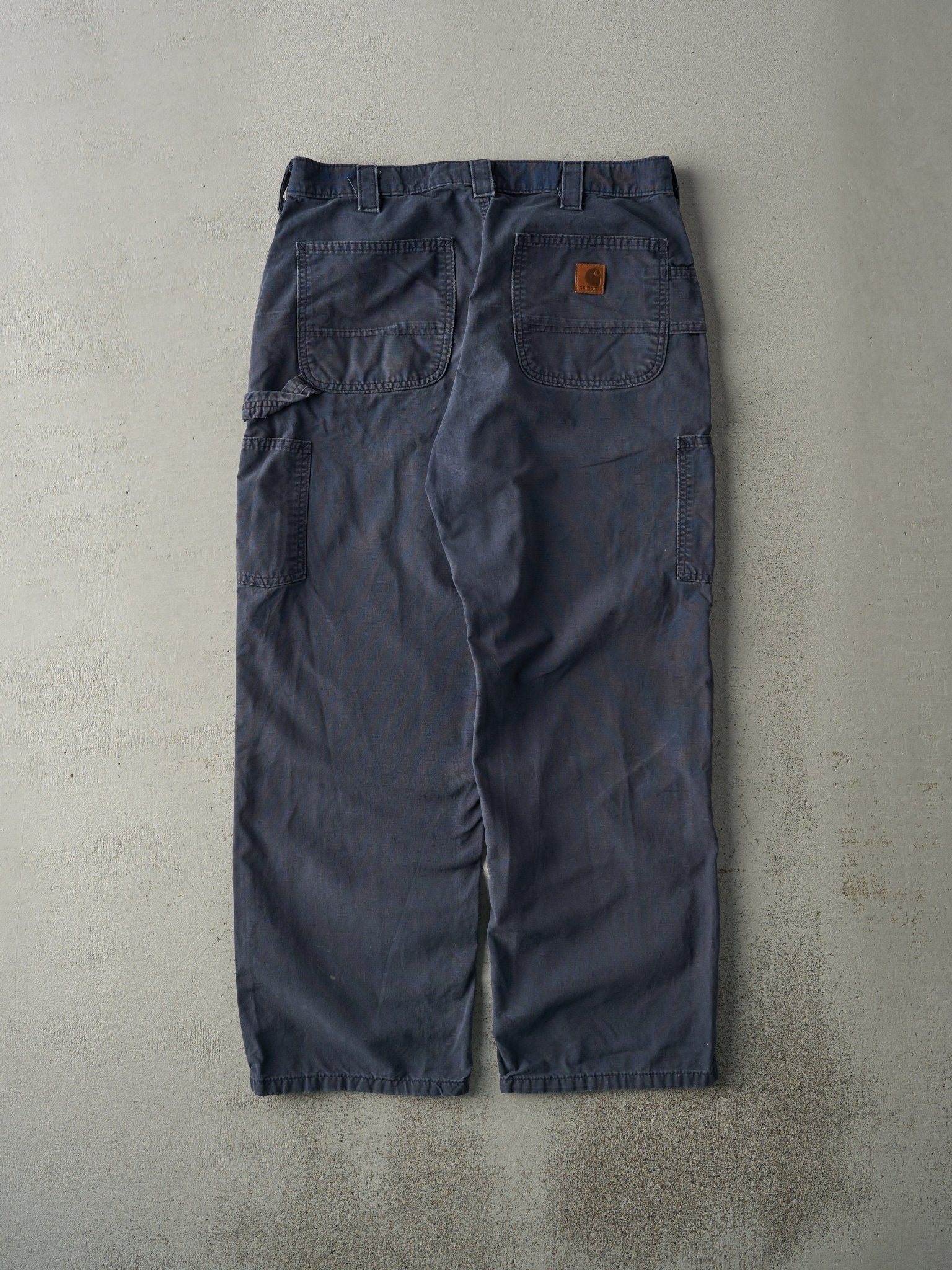 Vintage Y2K Navy Blue Light Weight Carhartt Light Weight Carpenter Pants (32.5x28.5)