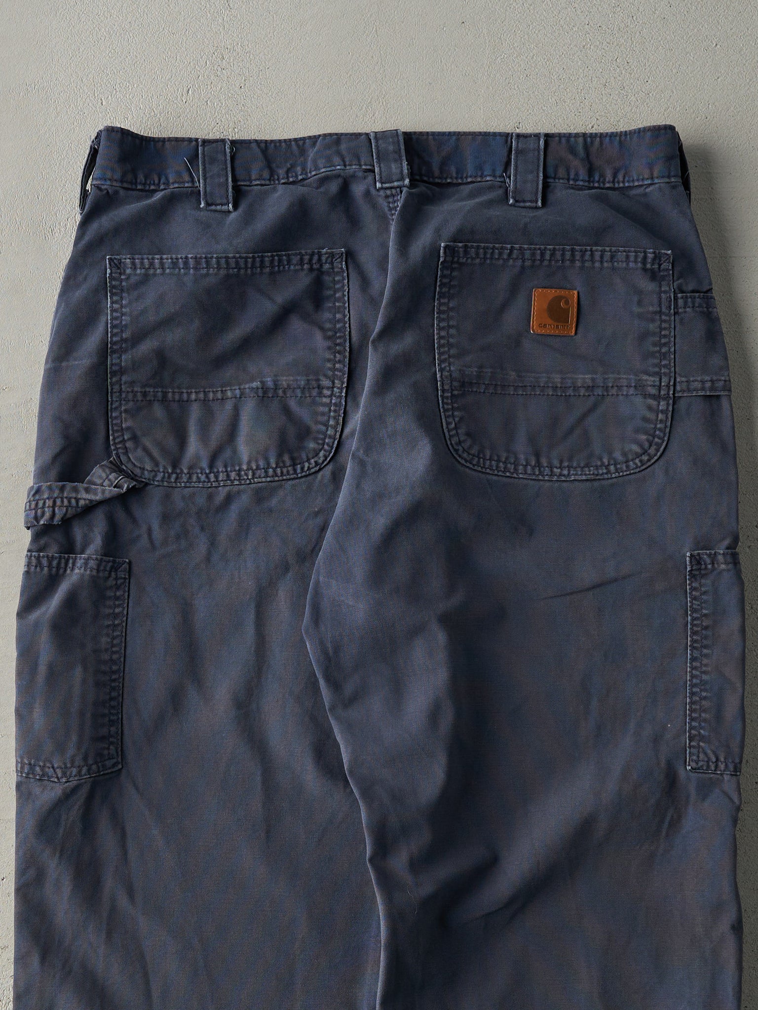 Vintage Y2K Navy Blue Light Weight Carhartt Light Weight Carpenter Pants (32.5x28.5)