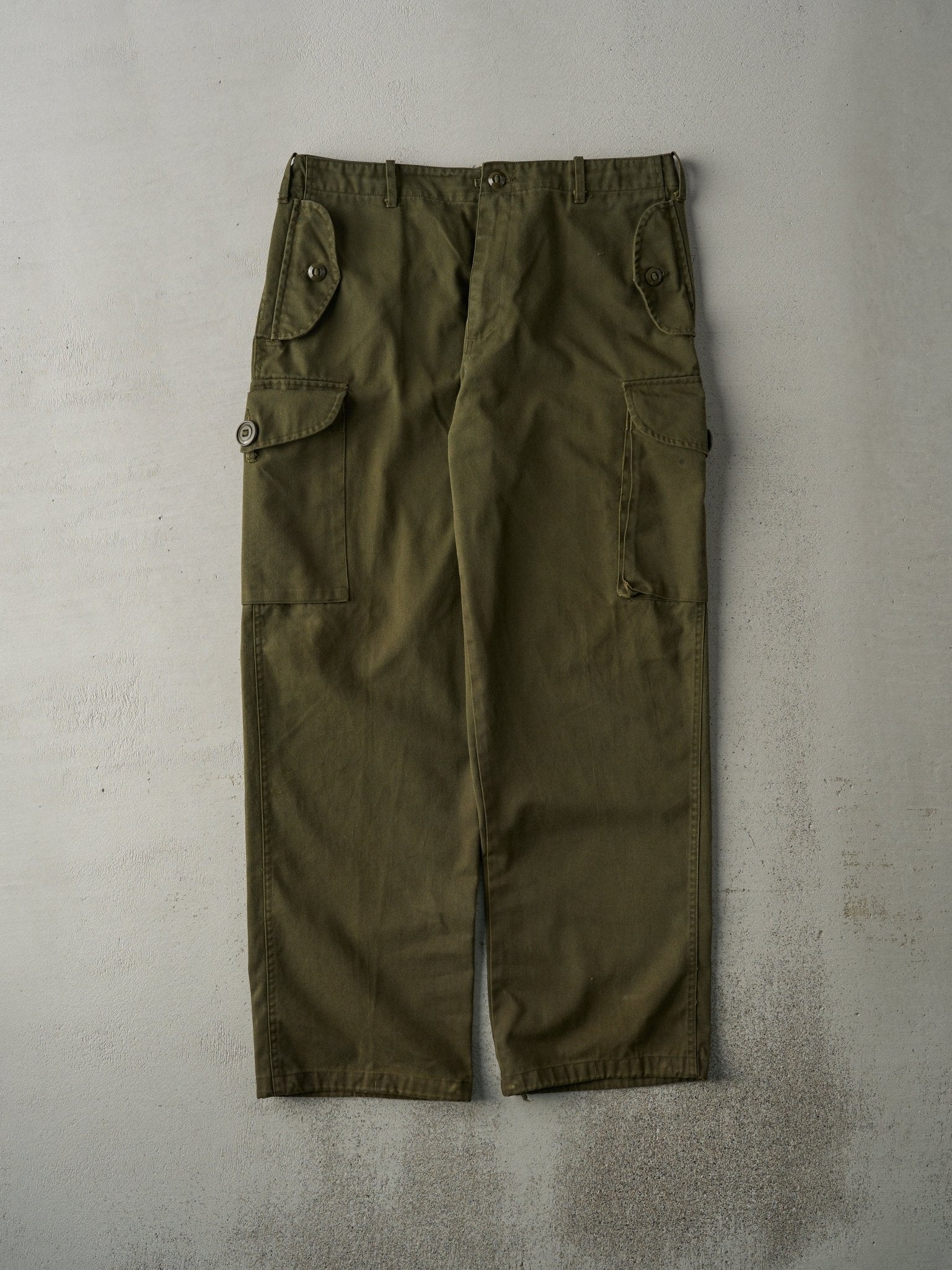 Vintage 90s Army Green Military Pants (36x30.5)