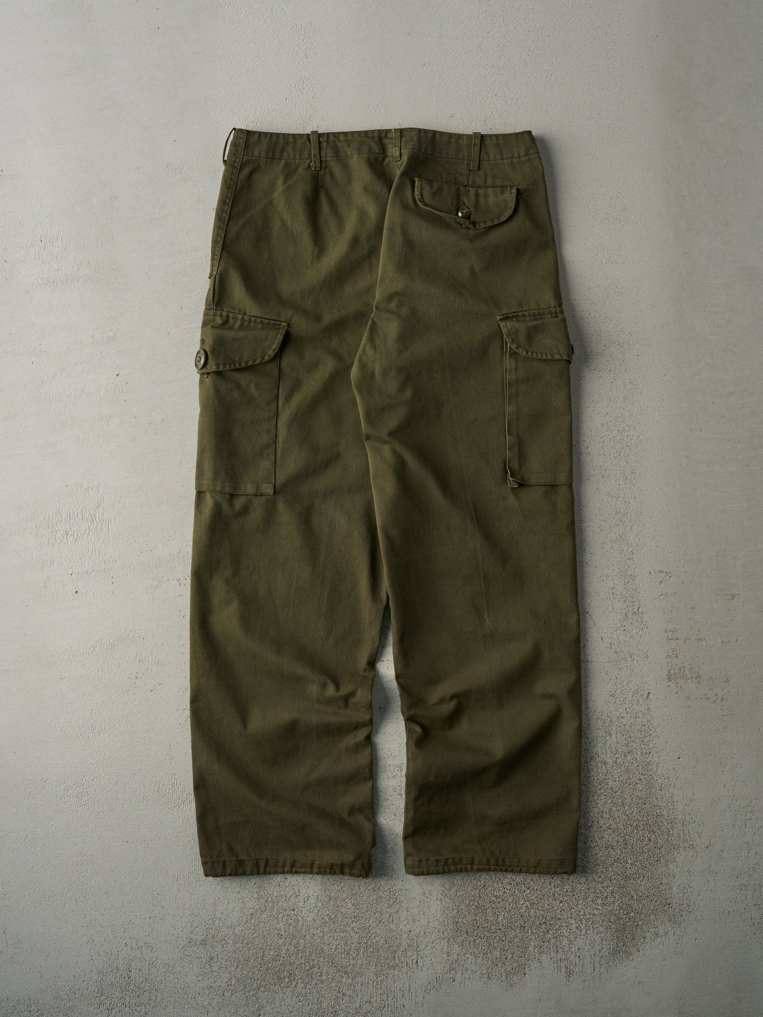 Vintage 90s Army Green Military Pants (36x30.5)