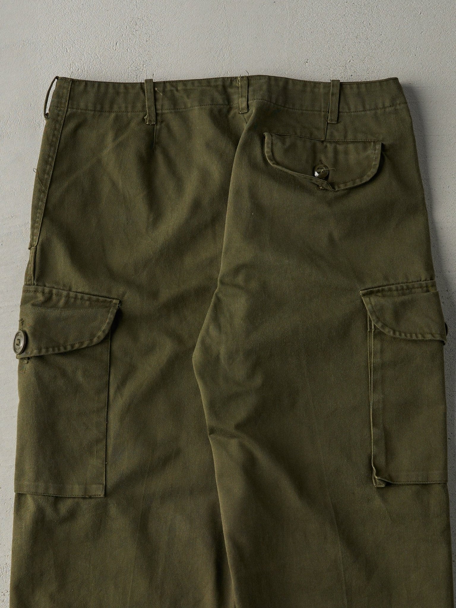Vintage 90s Army Green Military Pants (36x30.5)