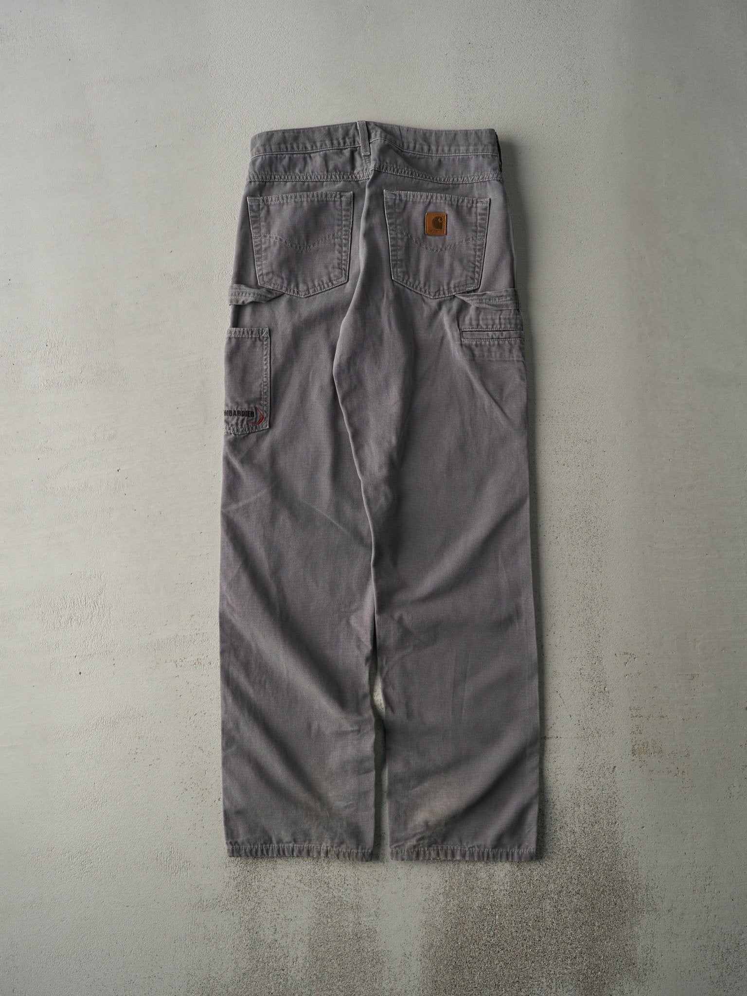 Vintage Y2K Grey Carhartt Light Weight Carpenter Pants (30x33)