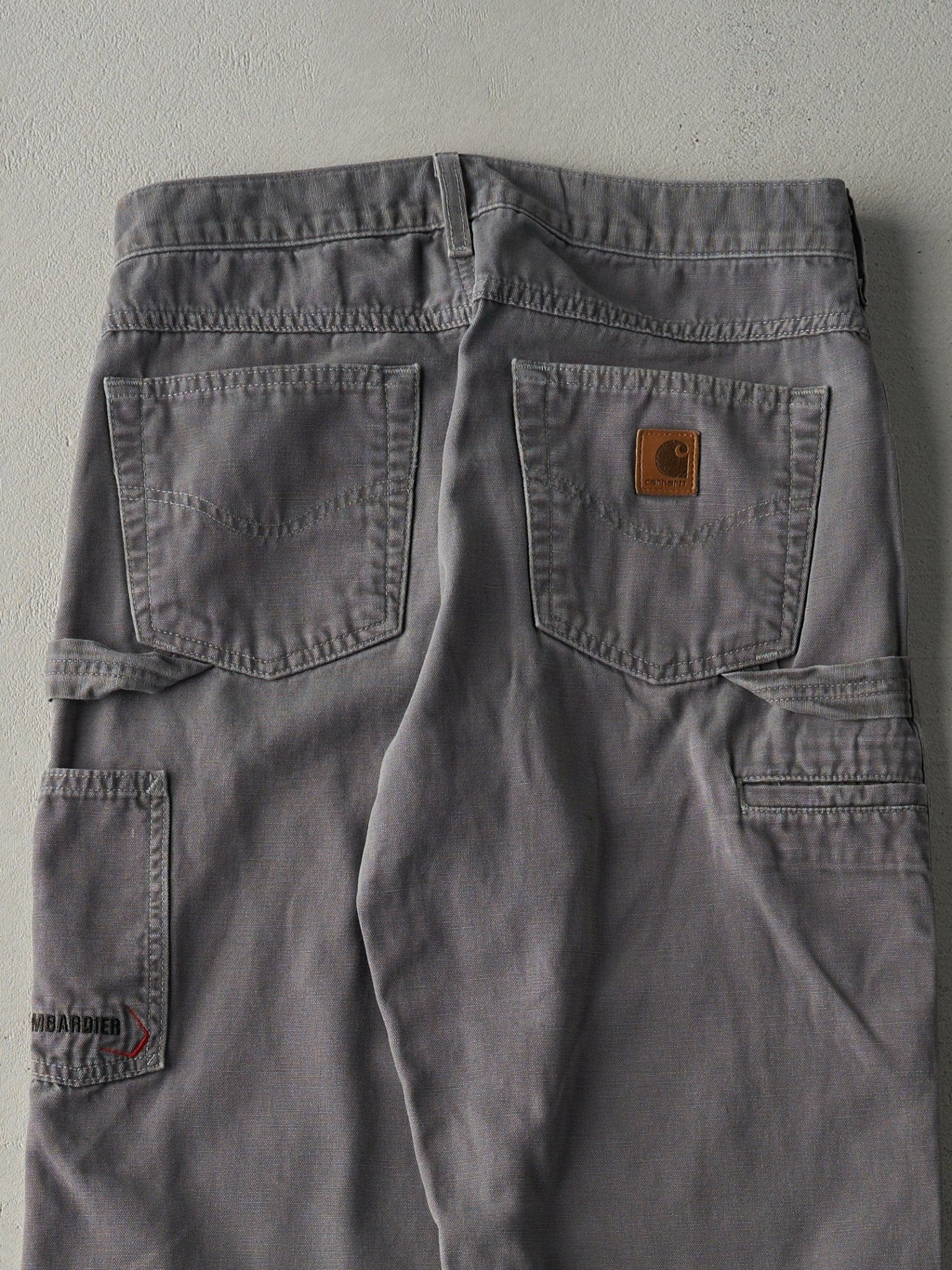 Vintage Y2K Grey Carhartt Light Weight Carpenter Pants (30x33)