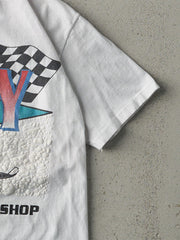 Vintage 90s White Polaris Indy Single Stitch Tee (S)