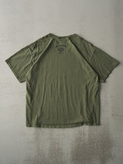 Vintage Y2K Army Green York, PA Harley Davidson Tee (L)