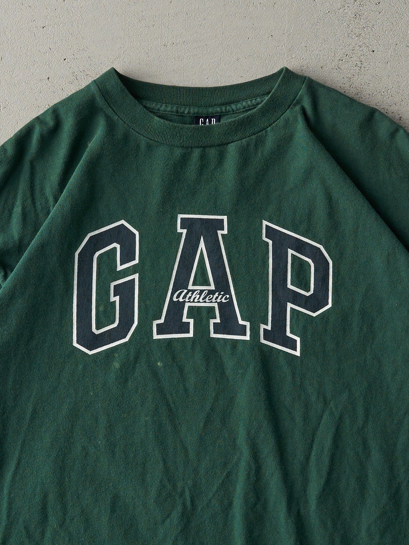 Vintage 90s Forest Green Gap Athletic Tee (L)