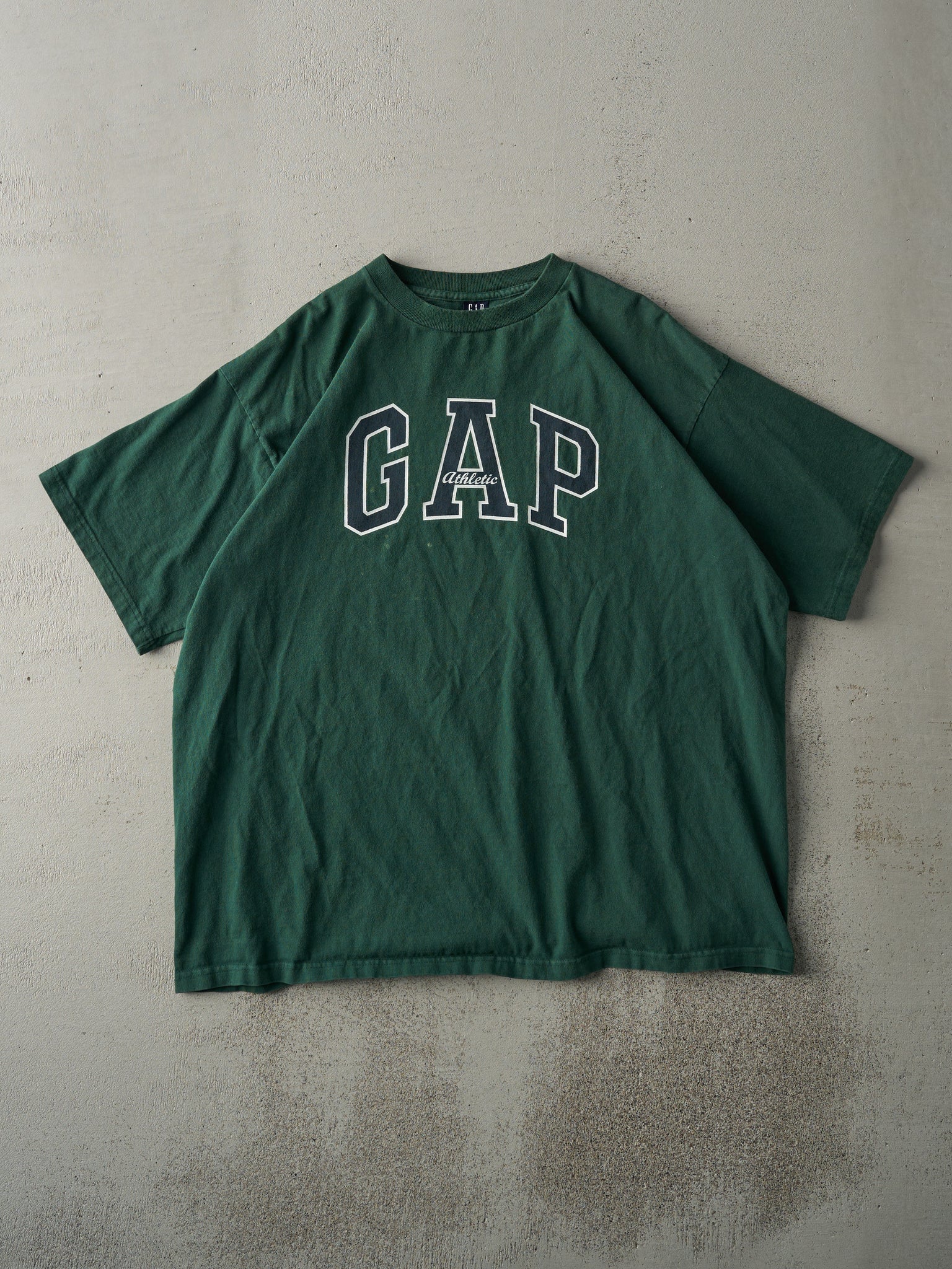 Vintage 90s Forest Green Gap Athletic Tee (L)