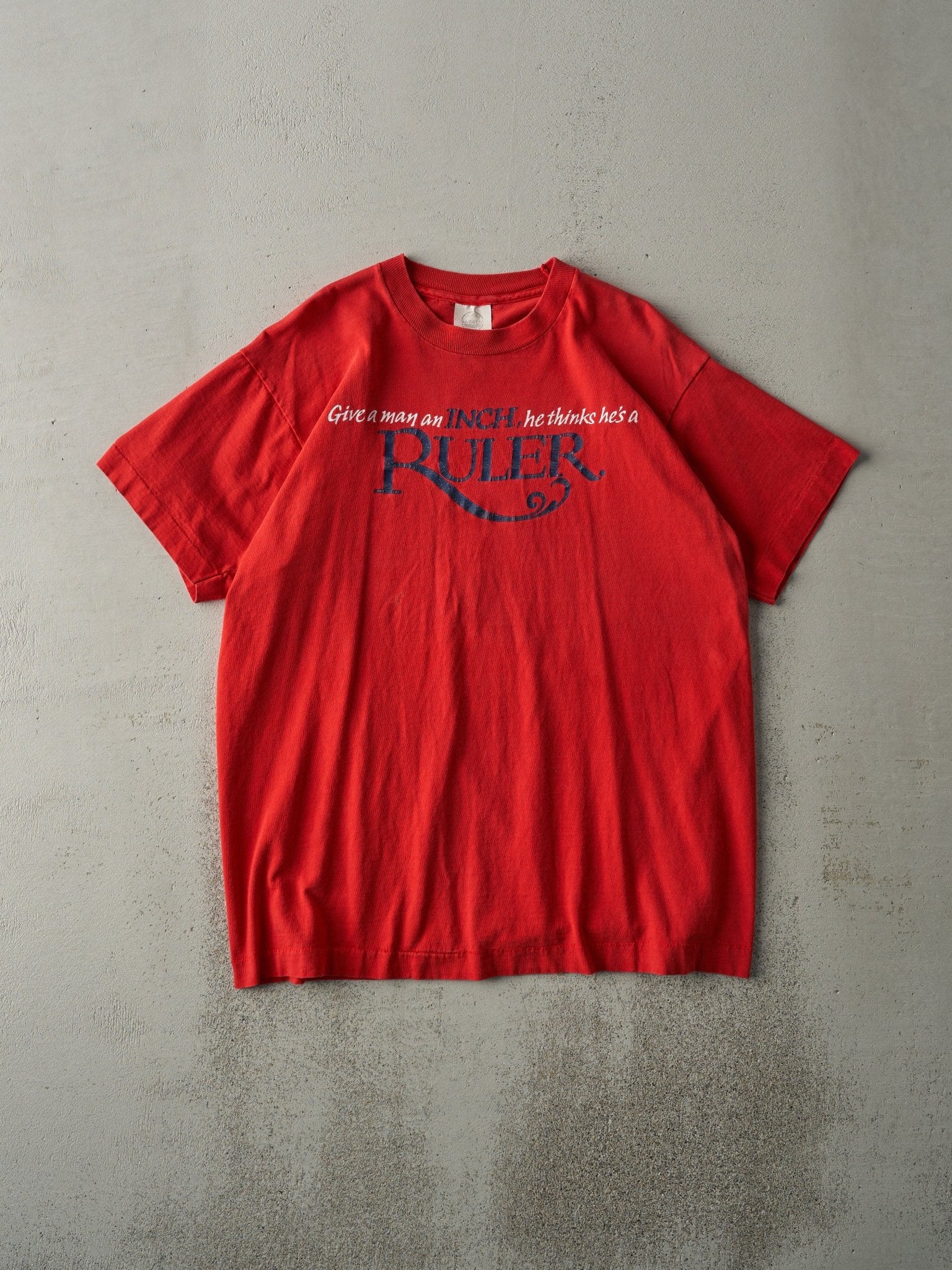 Vintage 90s Red Virginia Slims Cigarettes Slogan Single Stitch Tee (M)