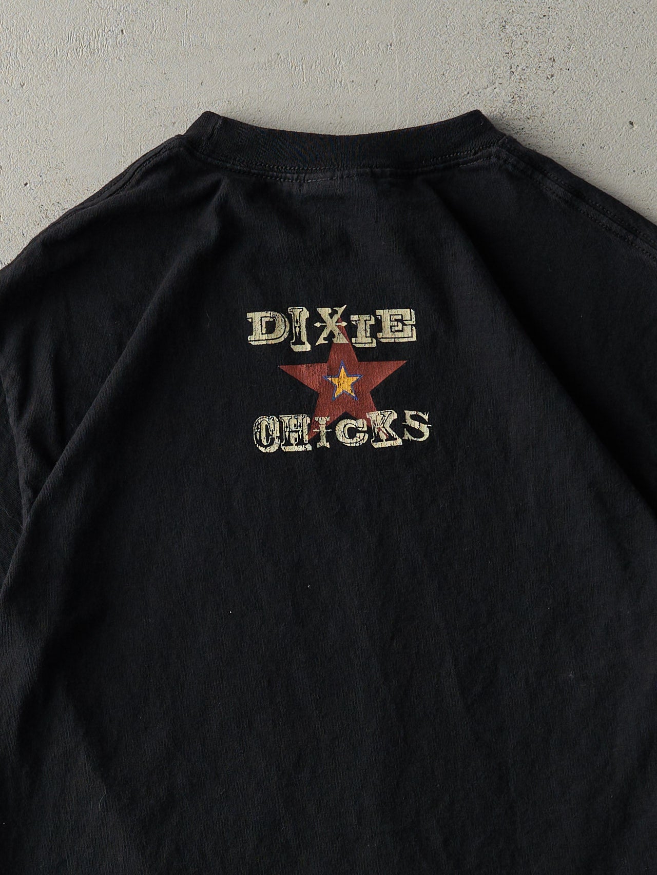 Vintage 03' Black Dixie Chicks "Chicks Rule" Band Tee (S)