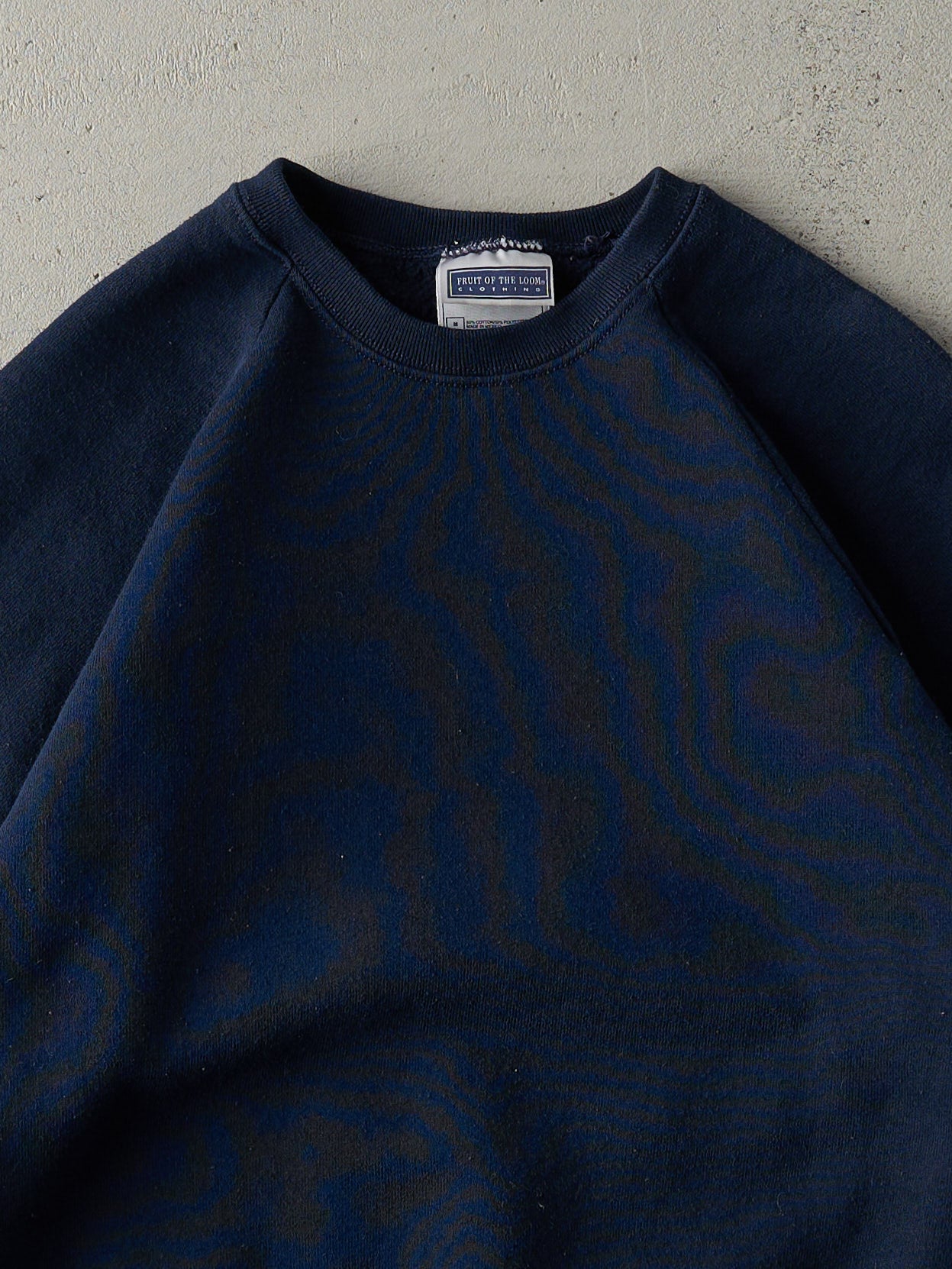 Vintage 80s Navy Blue Blank Crewneck (S)