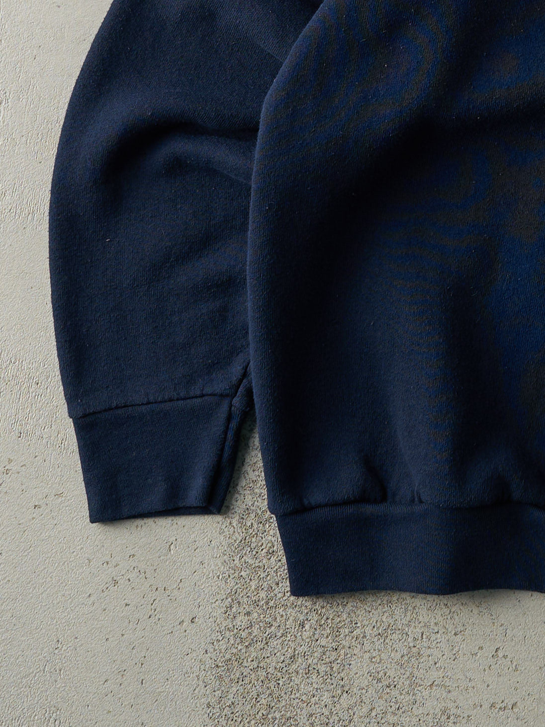 Vintage 80s Navy Blue Blank Crewneck (S)