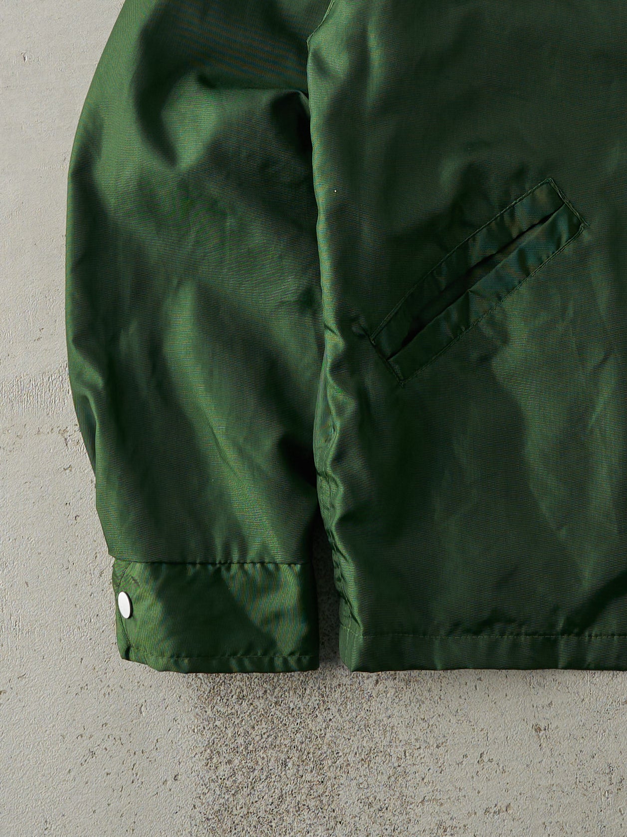 Vintage 80s Forest Green Forest Glade Optimist Club Nylon Jacket (S/M)