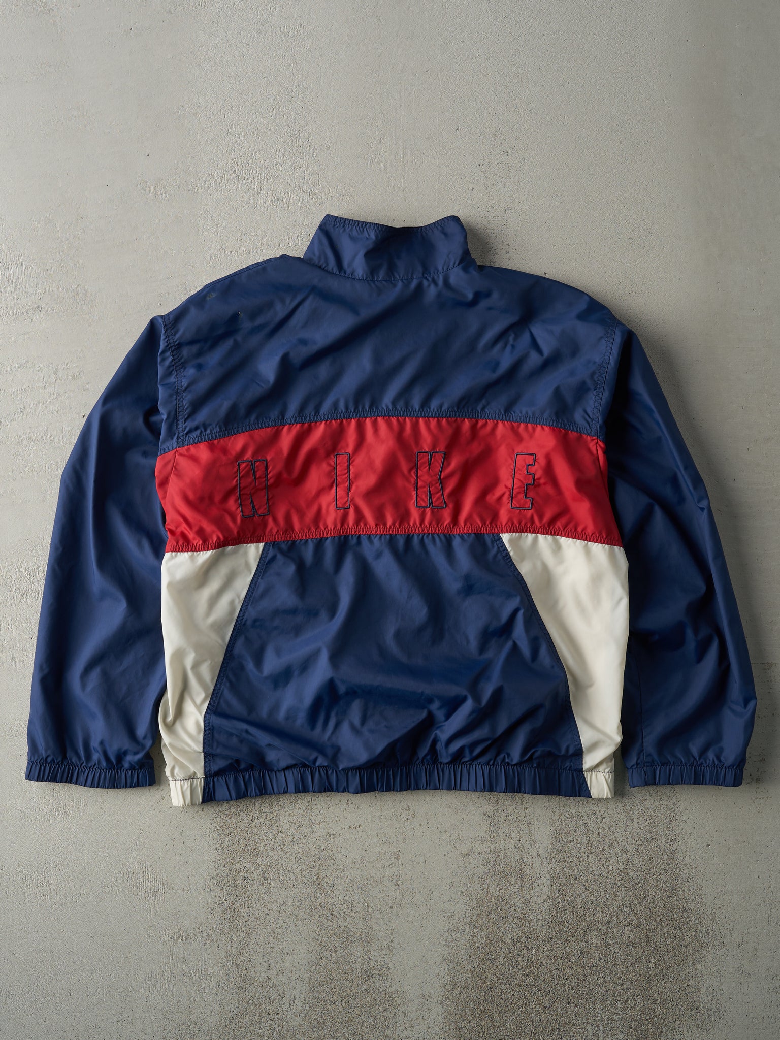 Vintage 90s Navy, Red & White Nike Windbreaker Jacket (M)