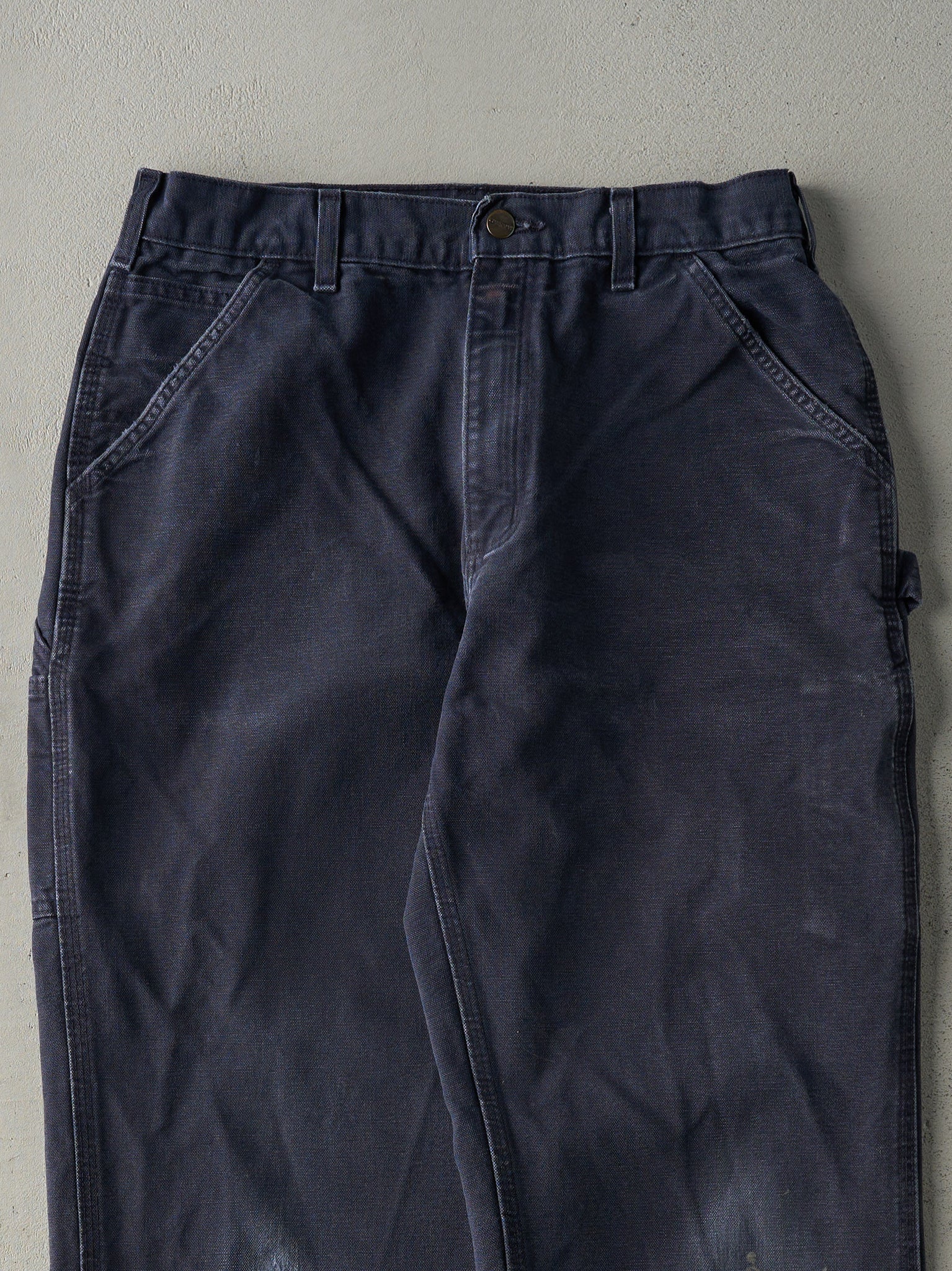 Vintage Y2K Navy Blue Carhartt Carpenter Pants (31x30)