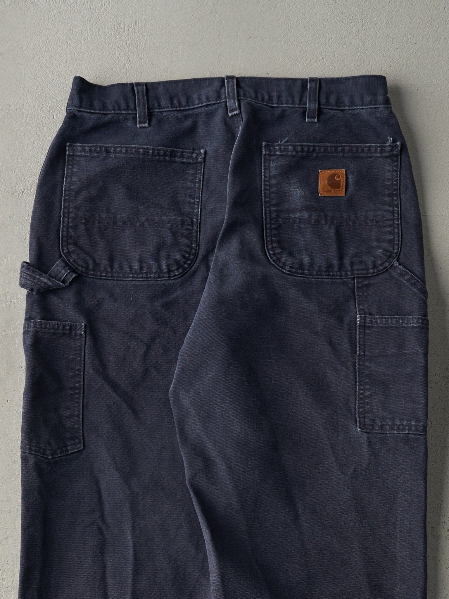 Vintage Y2K Navy Blue Carhartt Carpenter Pants (31x30)