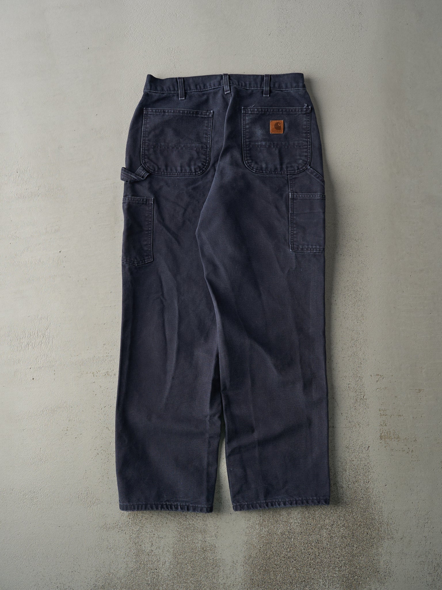 Vintage Y2K Navy Blue Carhartt Carpenter Pants (31x30)