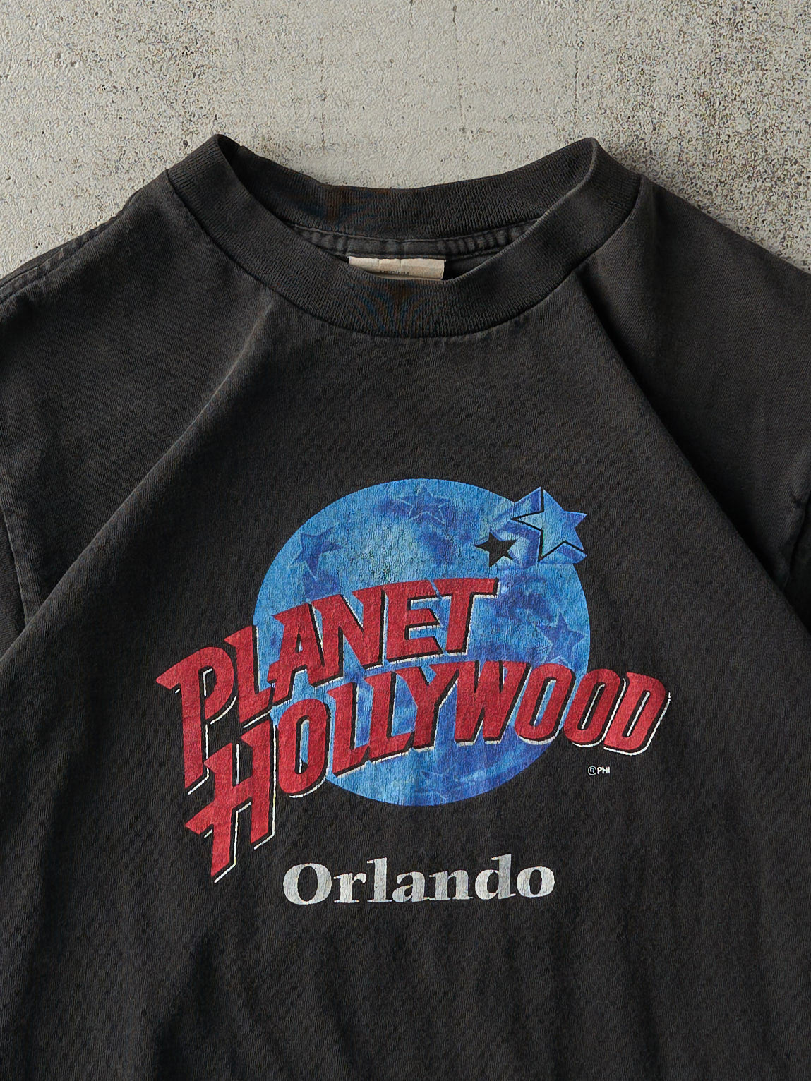 Vintage 90s Black Orlando Planet Hollywood Single Stitch Tee (S)