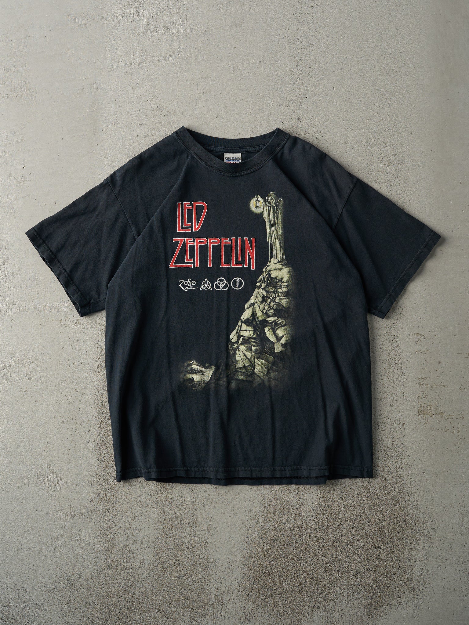 Vintage Y2K Black Led Zeppelin Band Tee (M)