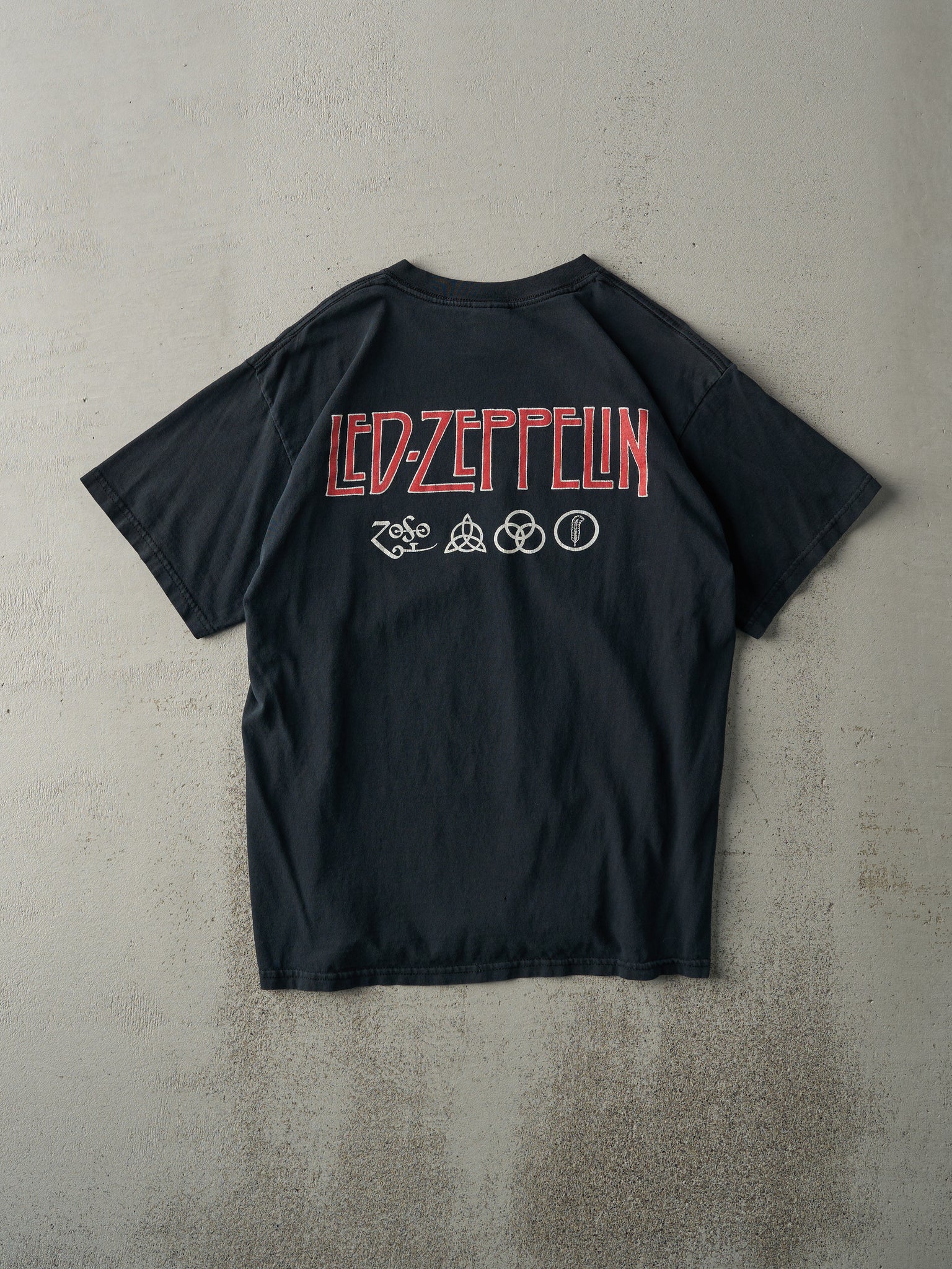 Vintage Y2K Black Led Zeppelin Band Tee (M)