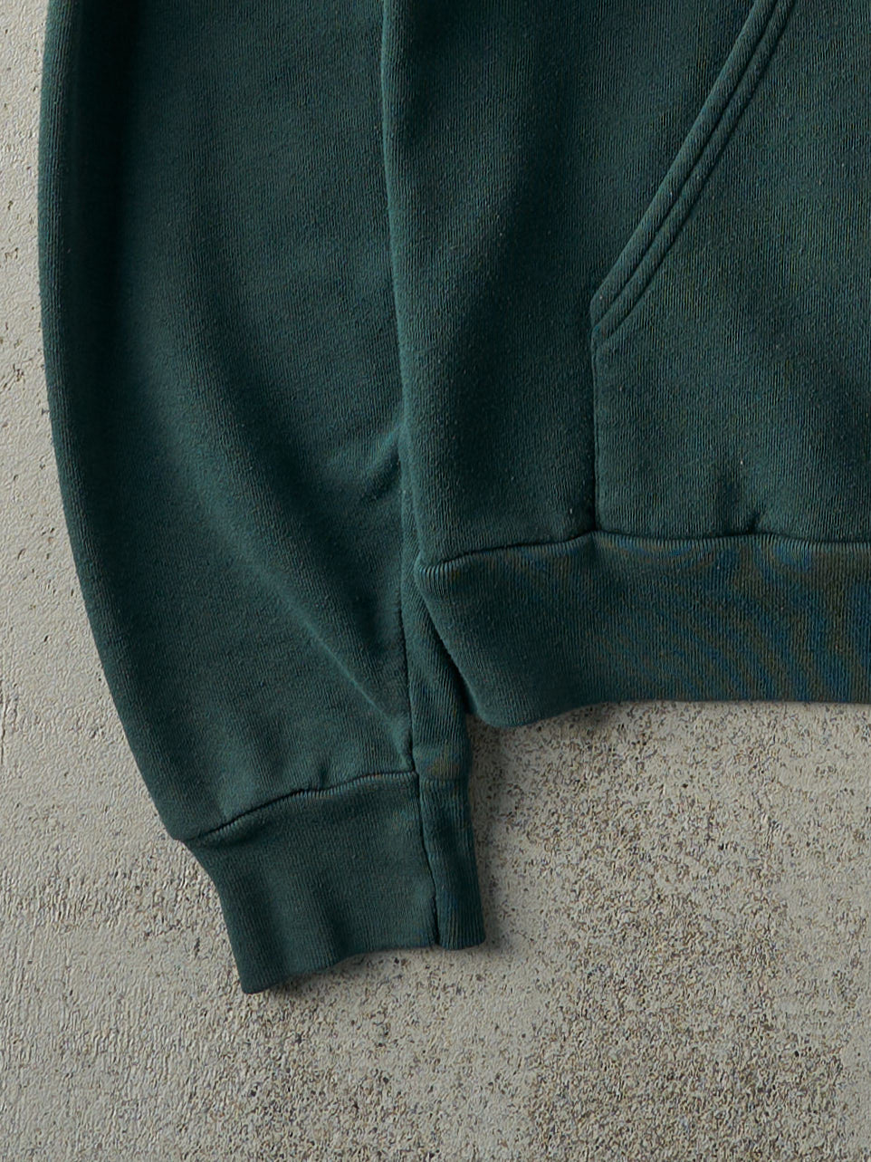 Vintage 90s Green American Apparel Zip Up Hoodie (S)