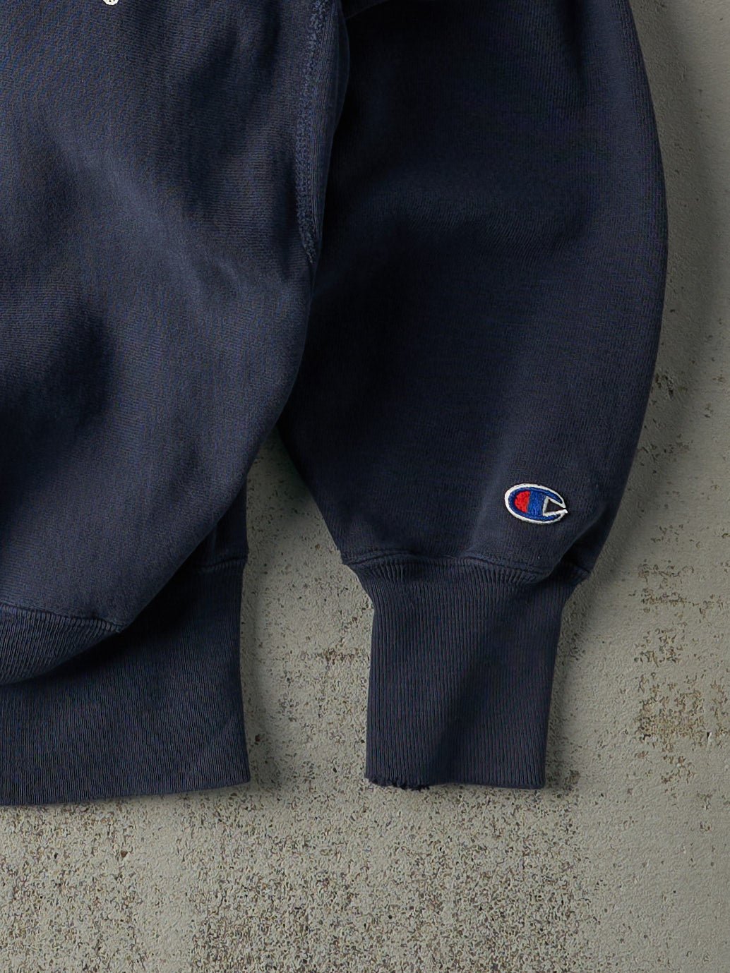 Vintage 90s Navy Notre Dame Champion Reverse Weave Crewneck (M)