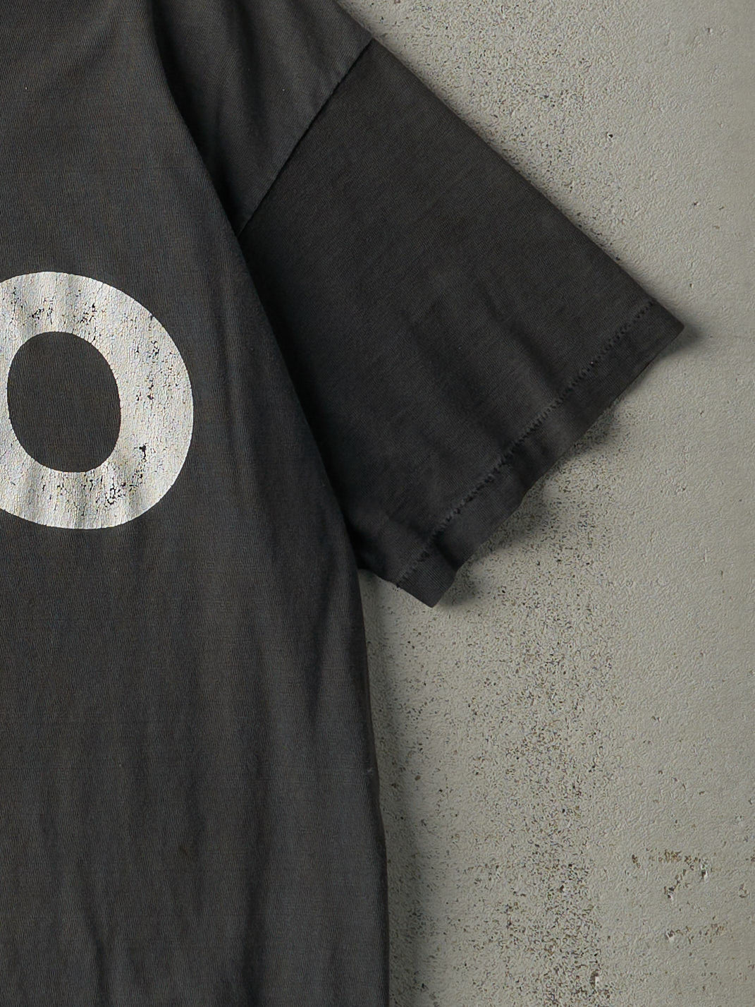 Vintage 90s Faded Black Ohio Single Stitch Tee (M)