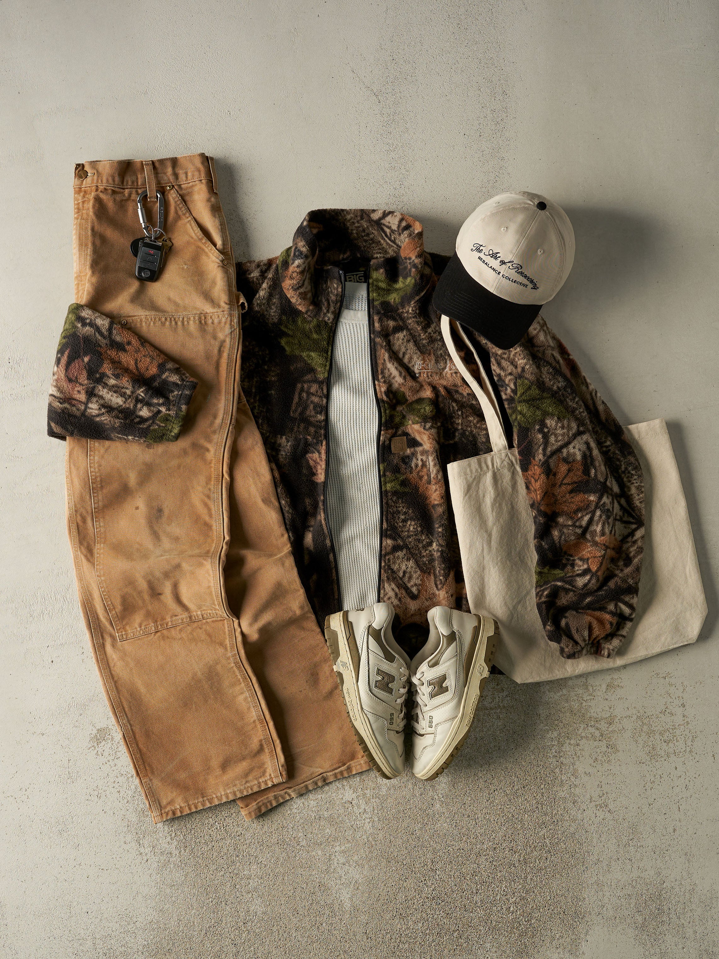 Vintage 90s Camel Carhartt Double Knee Carpenter Pants (33x32)