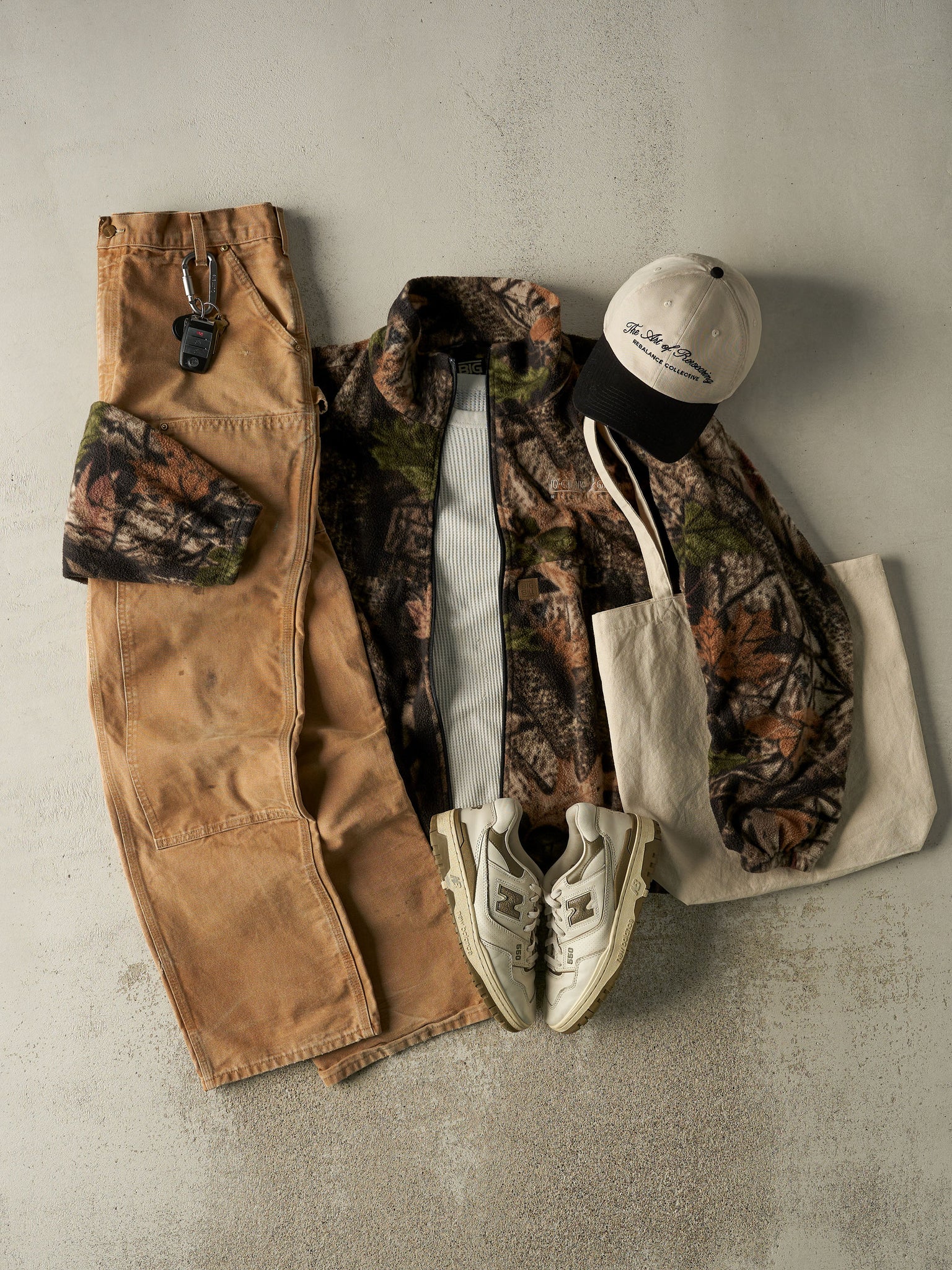 Vintage 90s Camel Carhartt Double Knee Carpenter Pants (33x32)