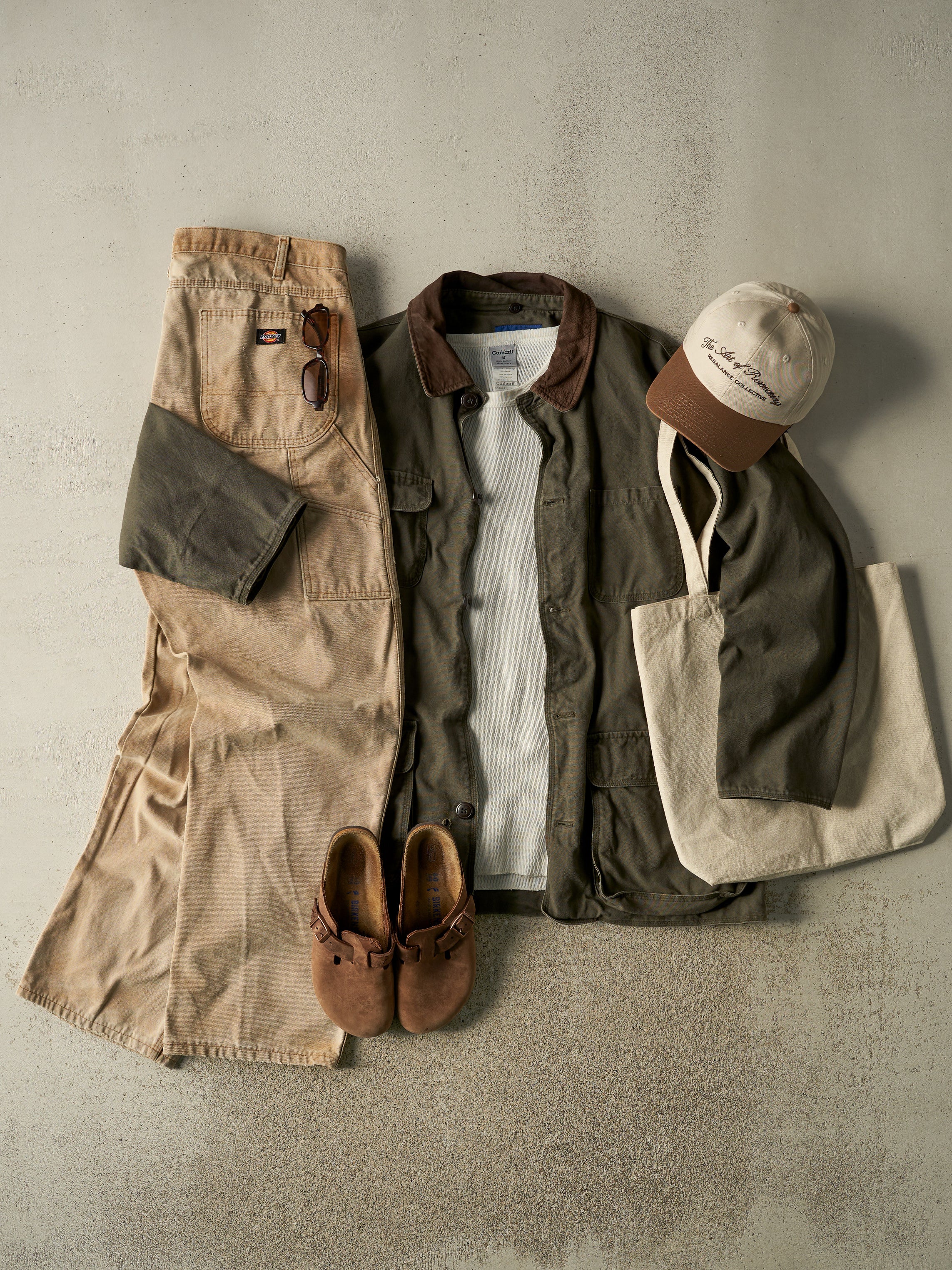 Vintage 90s Green J. Crew Chore Jacket (L)