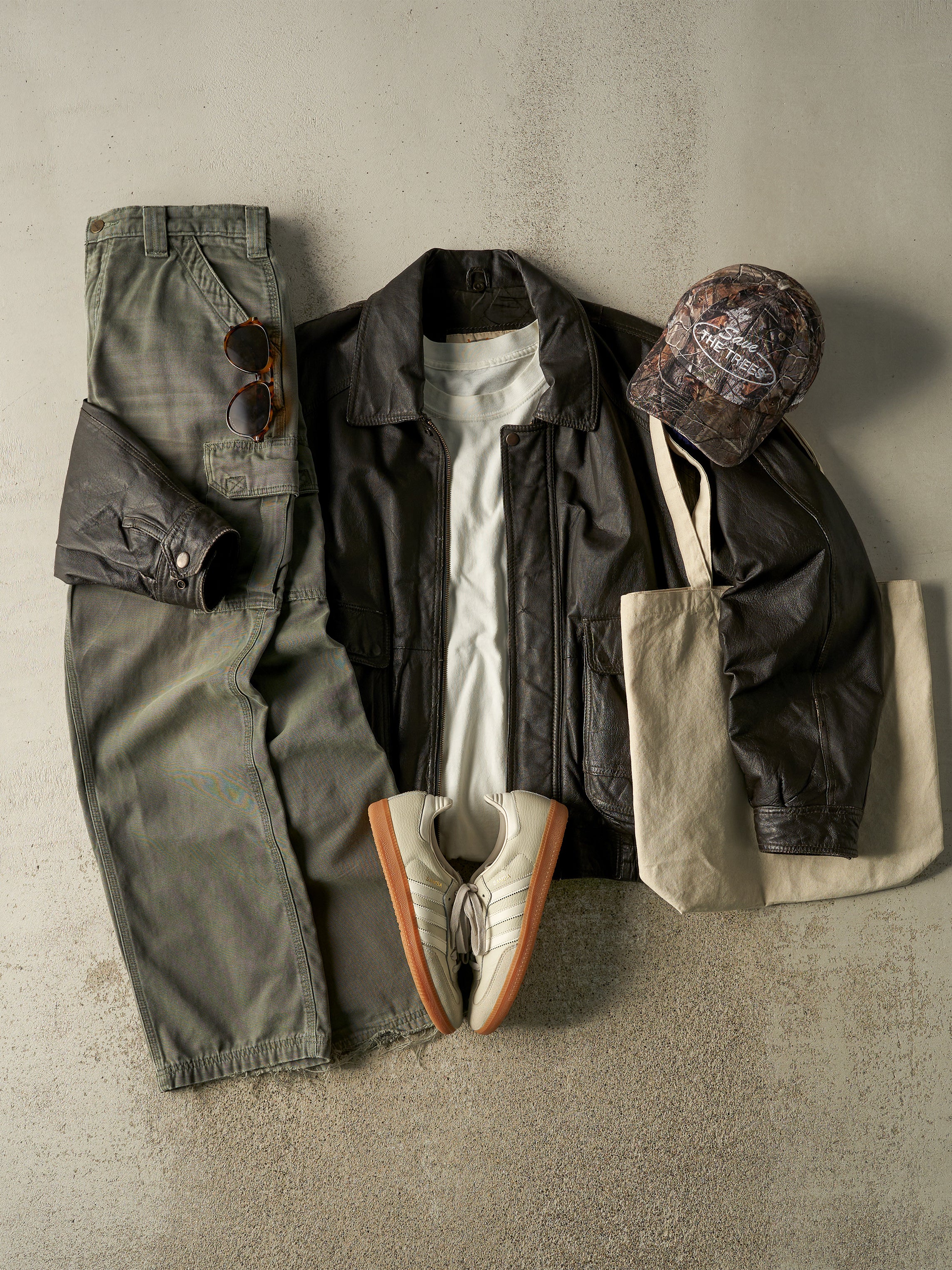 Vintage 90s Green Carhartt Cargo Pants (31x30.5)