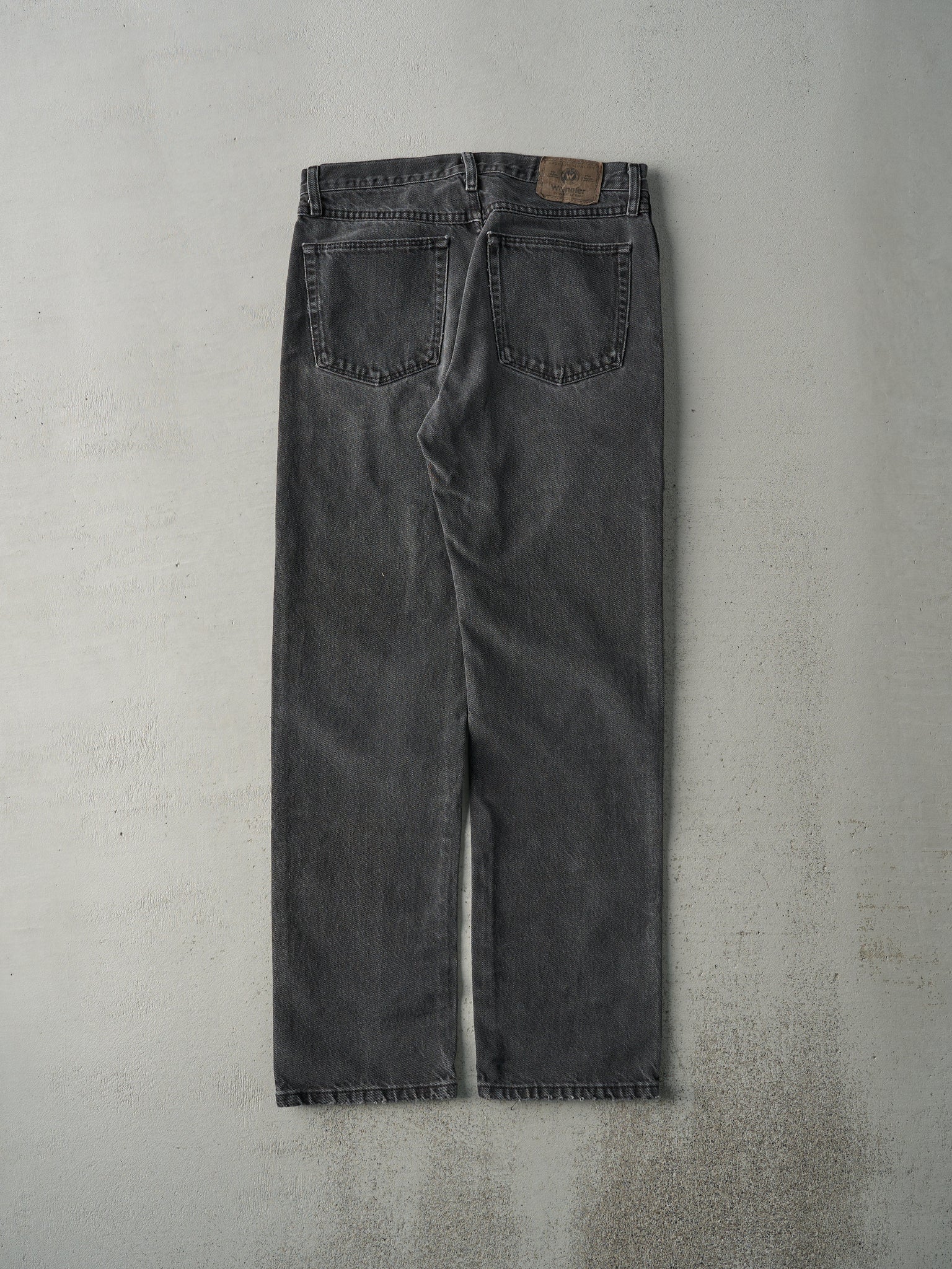 Vintage 90s Faded Black Wrangler Denim Pants (32x31)