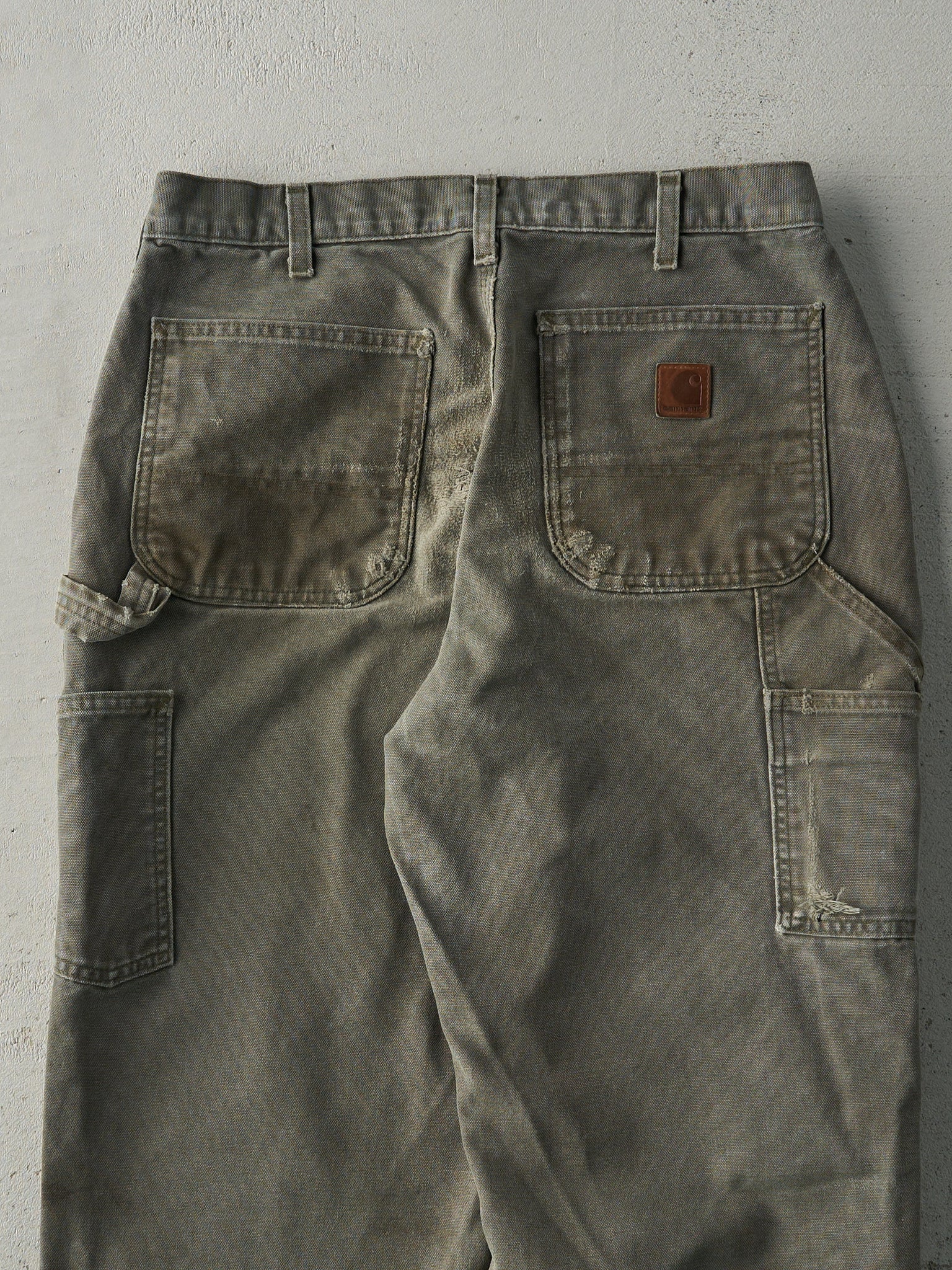 Vintage Y2K Olive Green Carhartt Carpenter Pants (32x26)