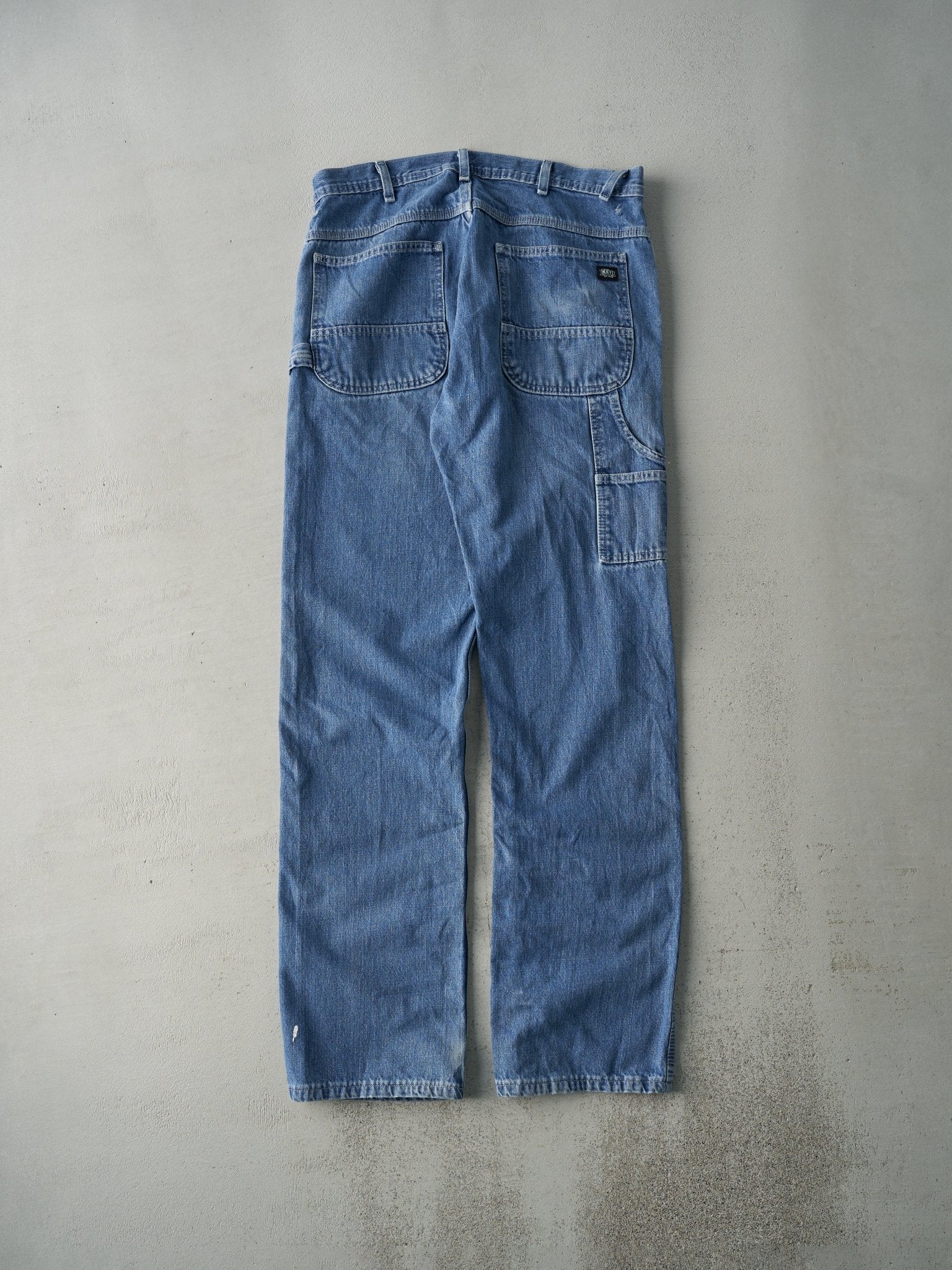 Vintage Y2K Light Wash Key Apparel Carpenter Jeans (34x34.5)