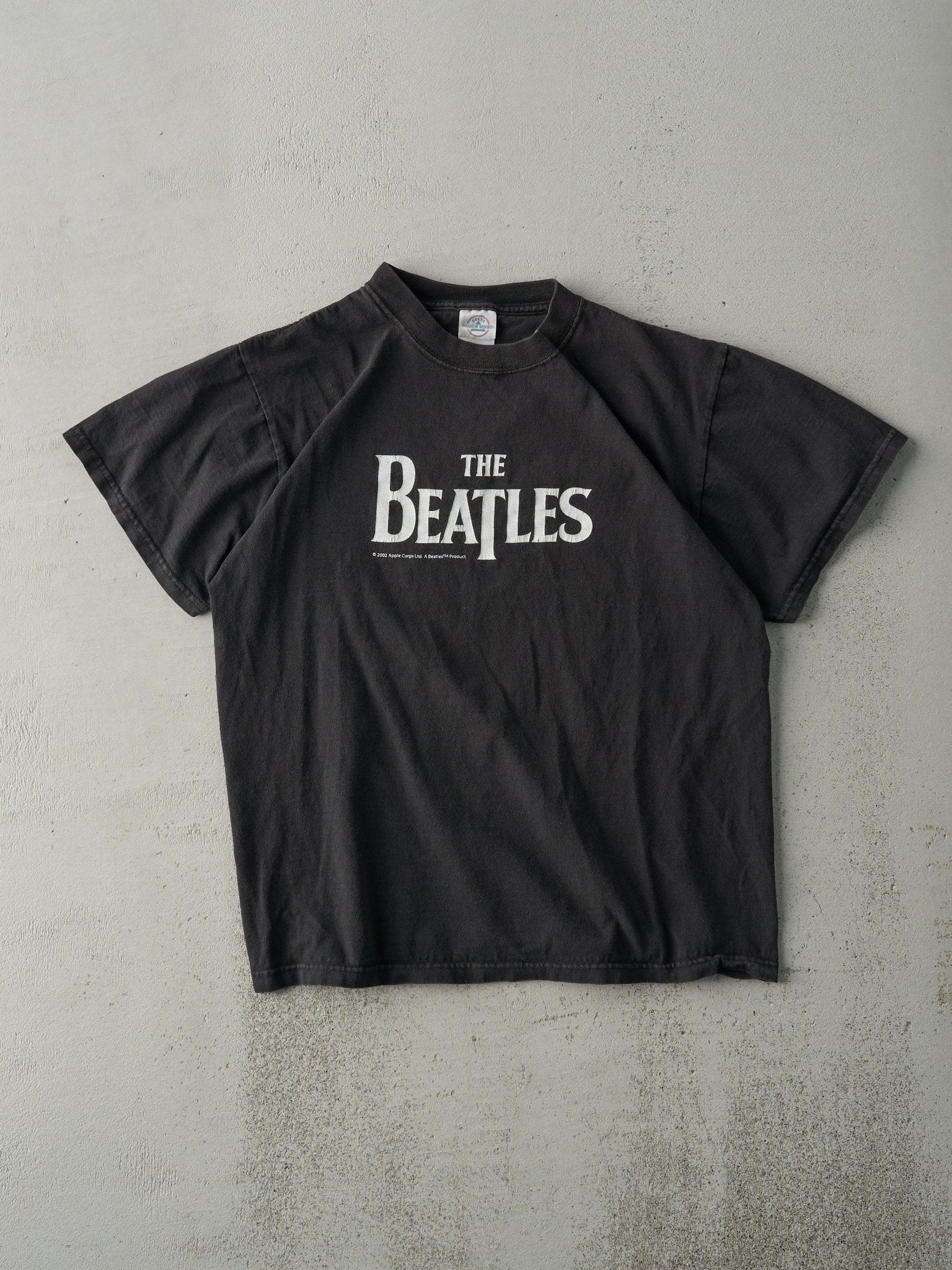 Vintage 02' Faded Black The Beatles Band Tee (S)