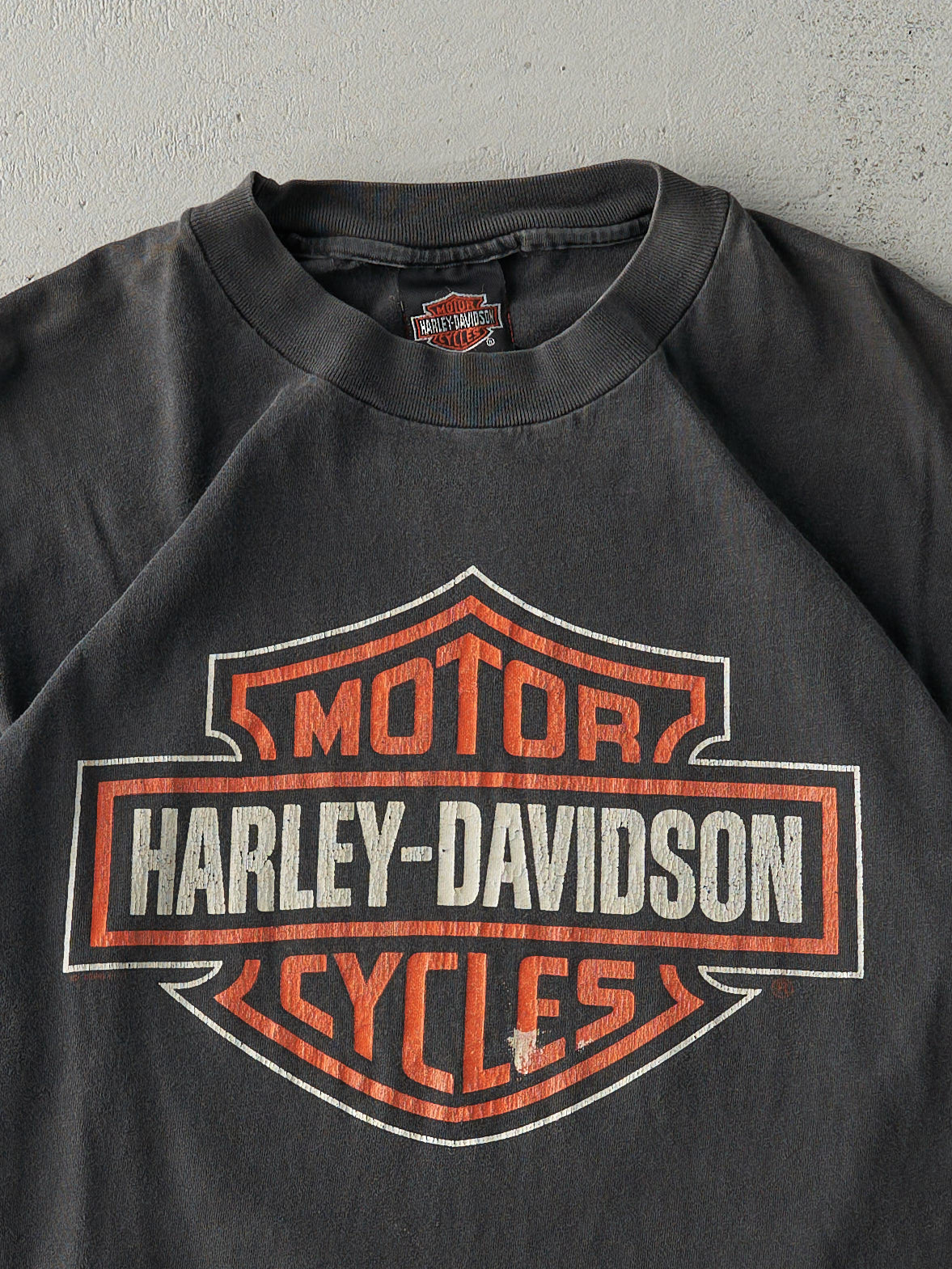 Vintage 96' Faded Black Sturgis, South Dakota Harley Davidson Tee (S)