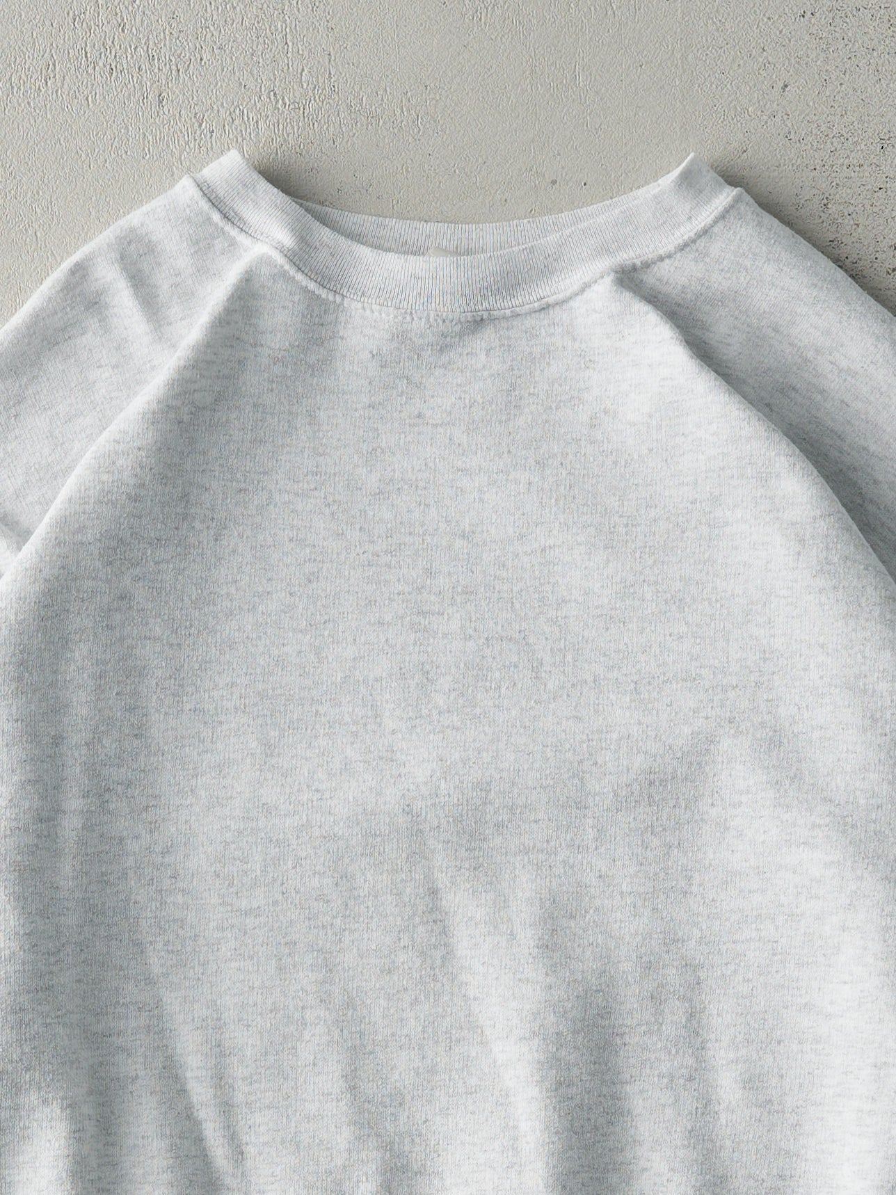 Vintage Y2K Heather Grey Blank Crewneck (L)