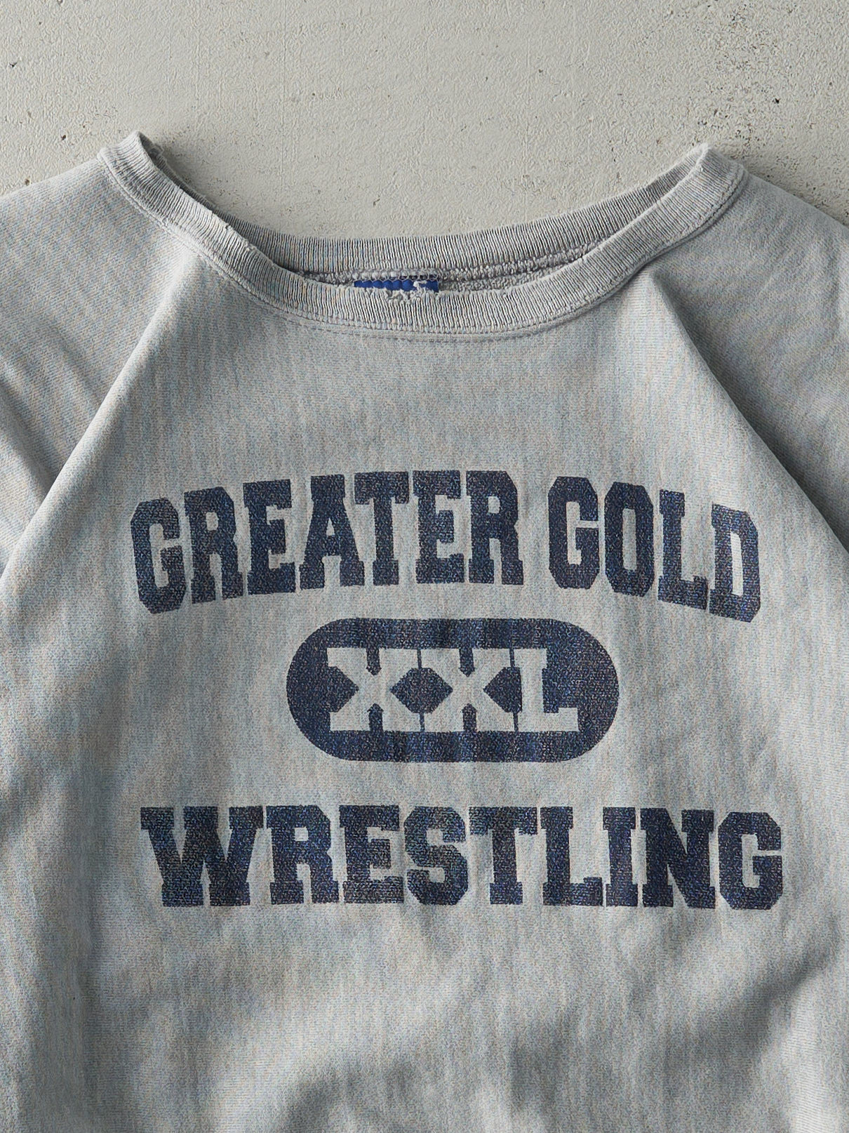 Vintage 90s Greater Gold Wrestling Champion Reverse Weave Crewneck (L)