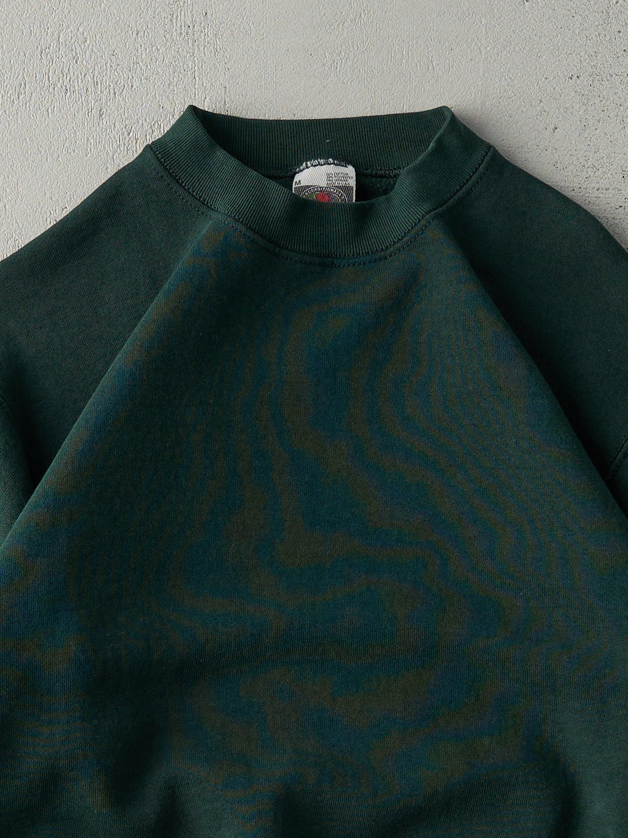 Vintage 90s Forest Green Blank Crewneck (M)